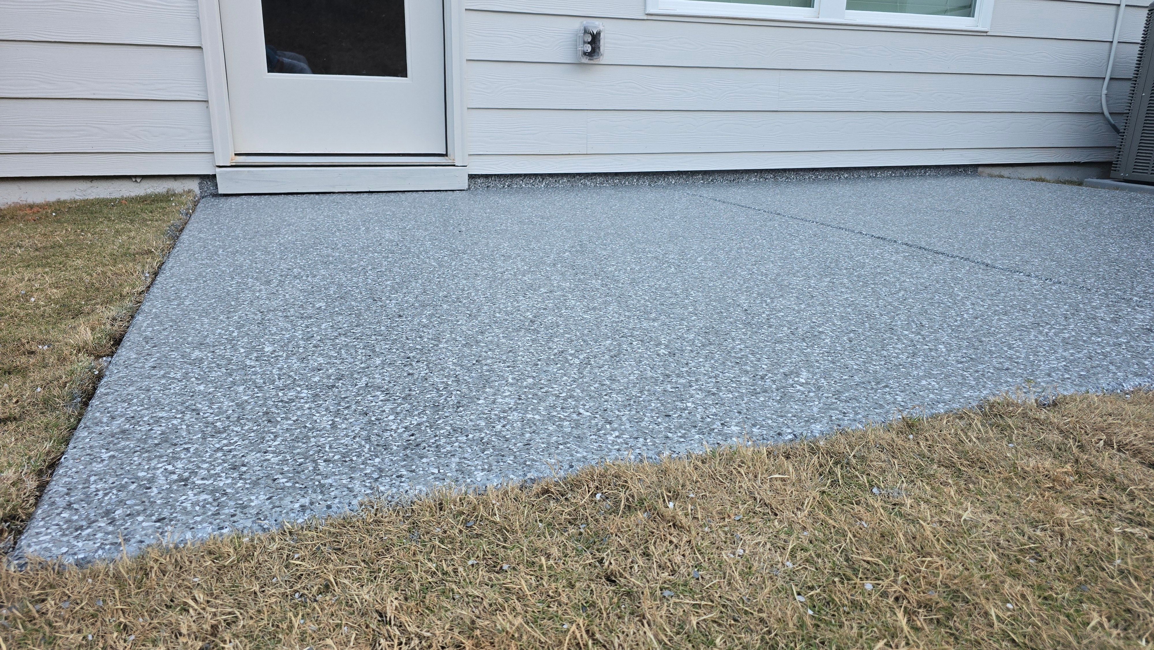 Porch, Patio & Garage Using Weathered Gray & Domino by Elite Floor Solutions