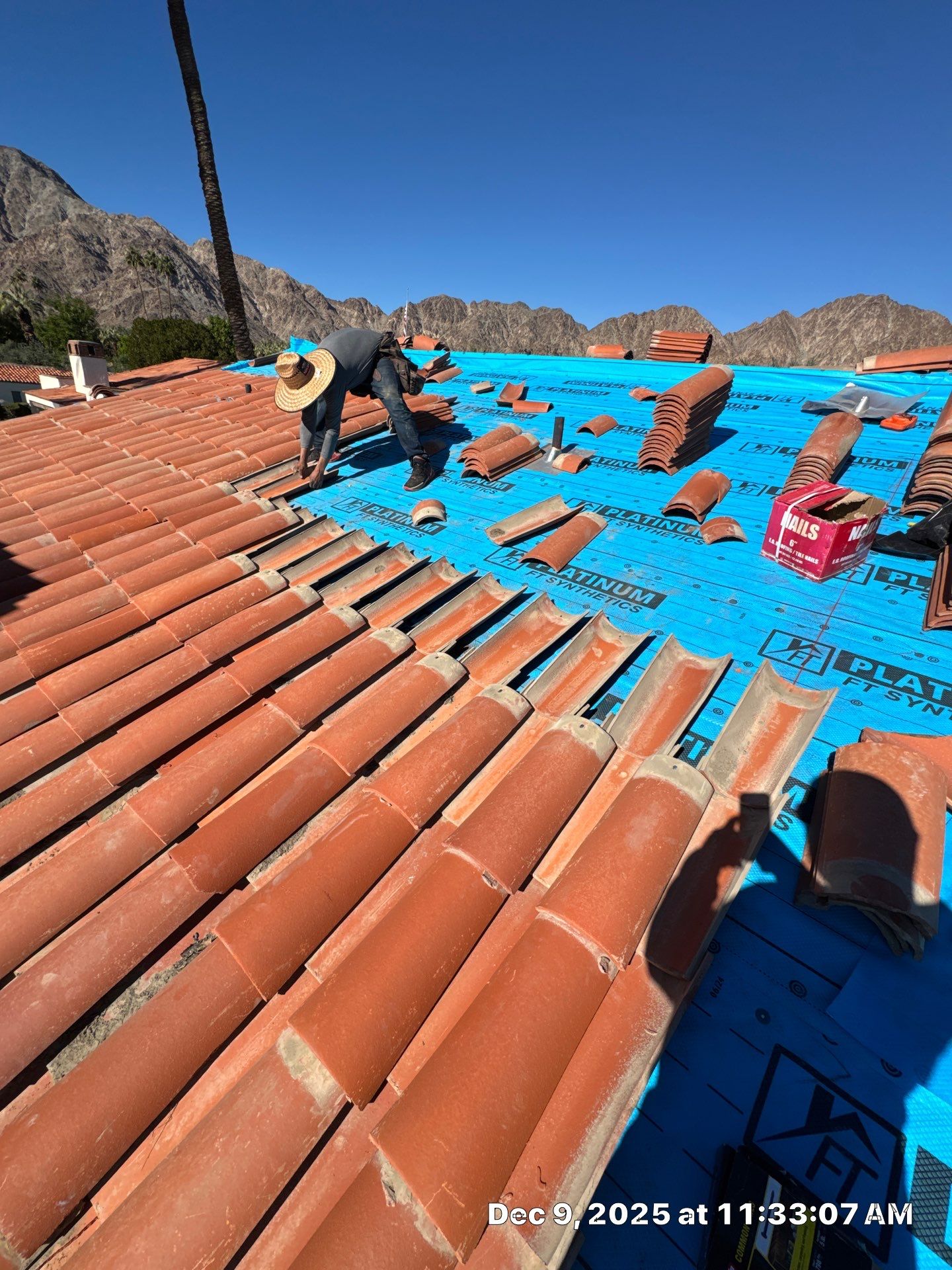 Project in La Quinta by Desert Roof Concepts