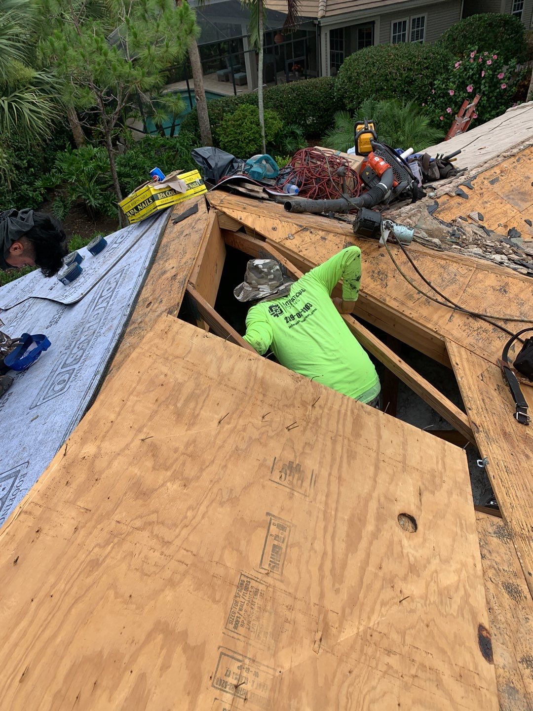 Residential Roofing Installation using Concrete Tile in Bonita Bay Community by International Roofing
