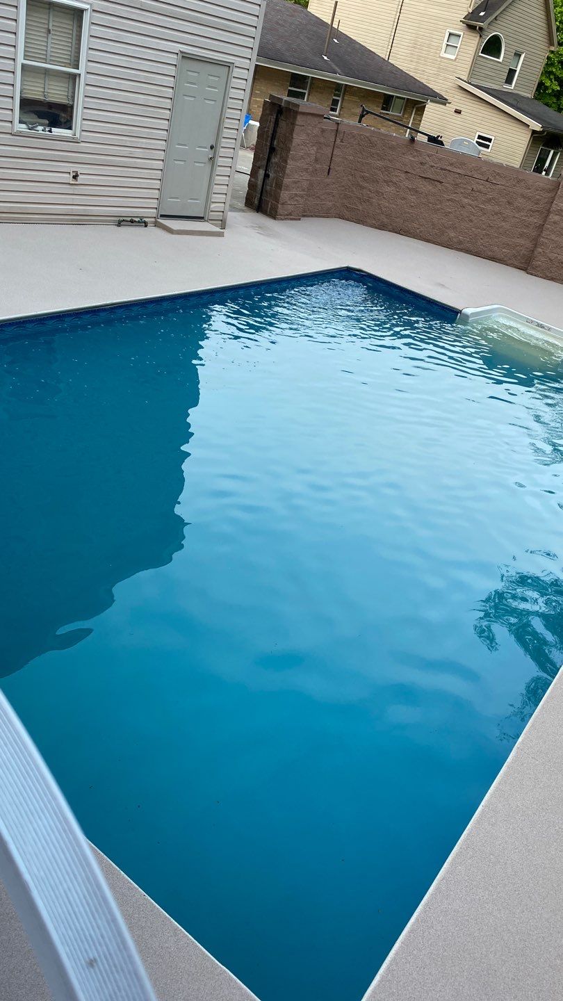 Oxford Pool Deck Project in McKees Rocks by Floors in a Day, Inc