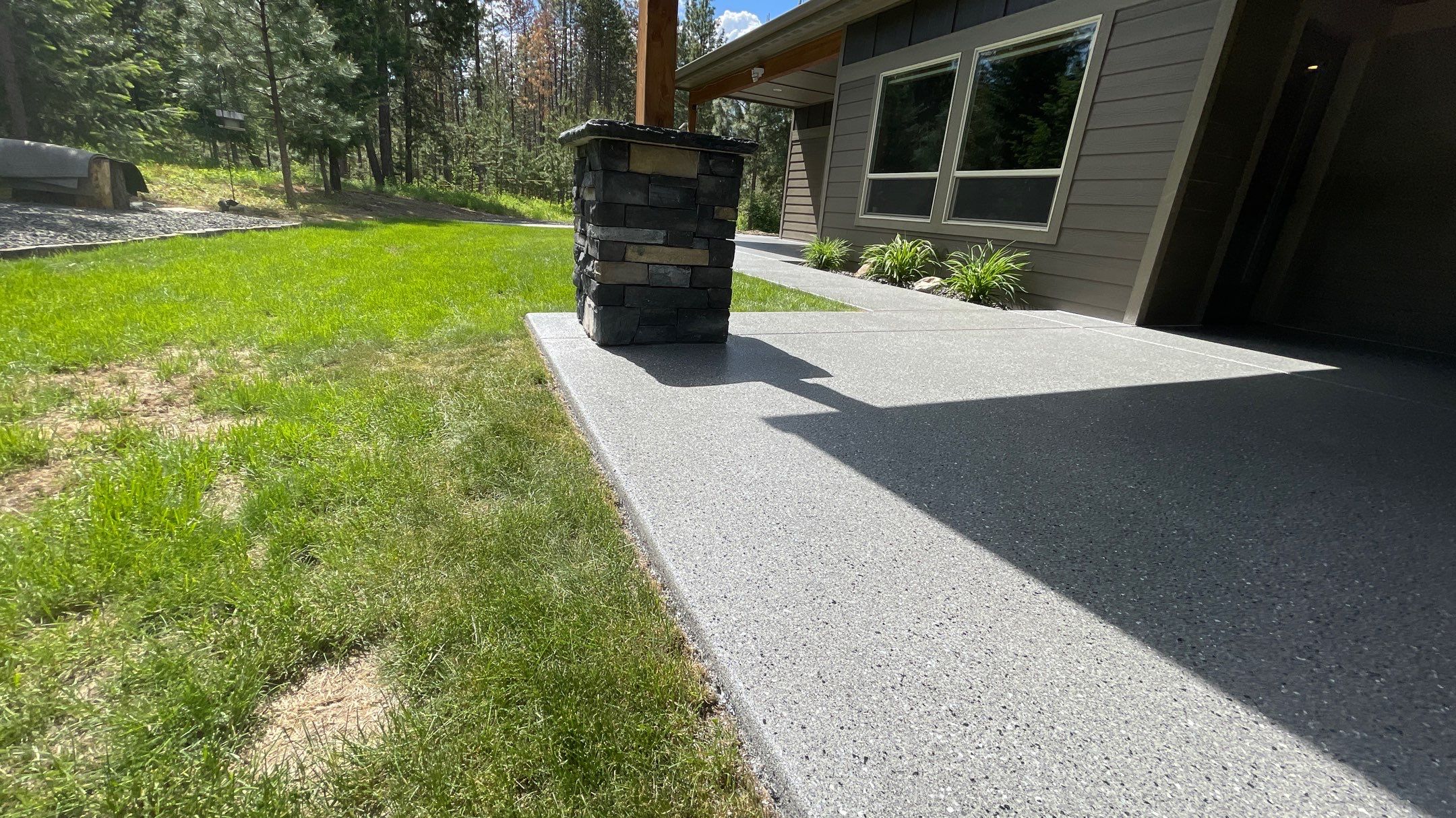 Patio Transformation using Slate Hybrid by Croc Coatings, LLC