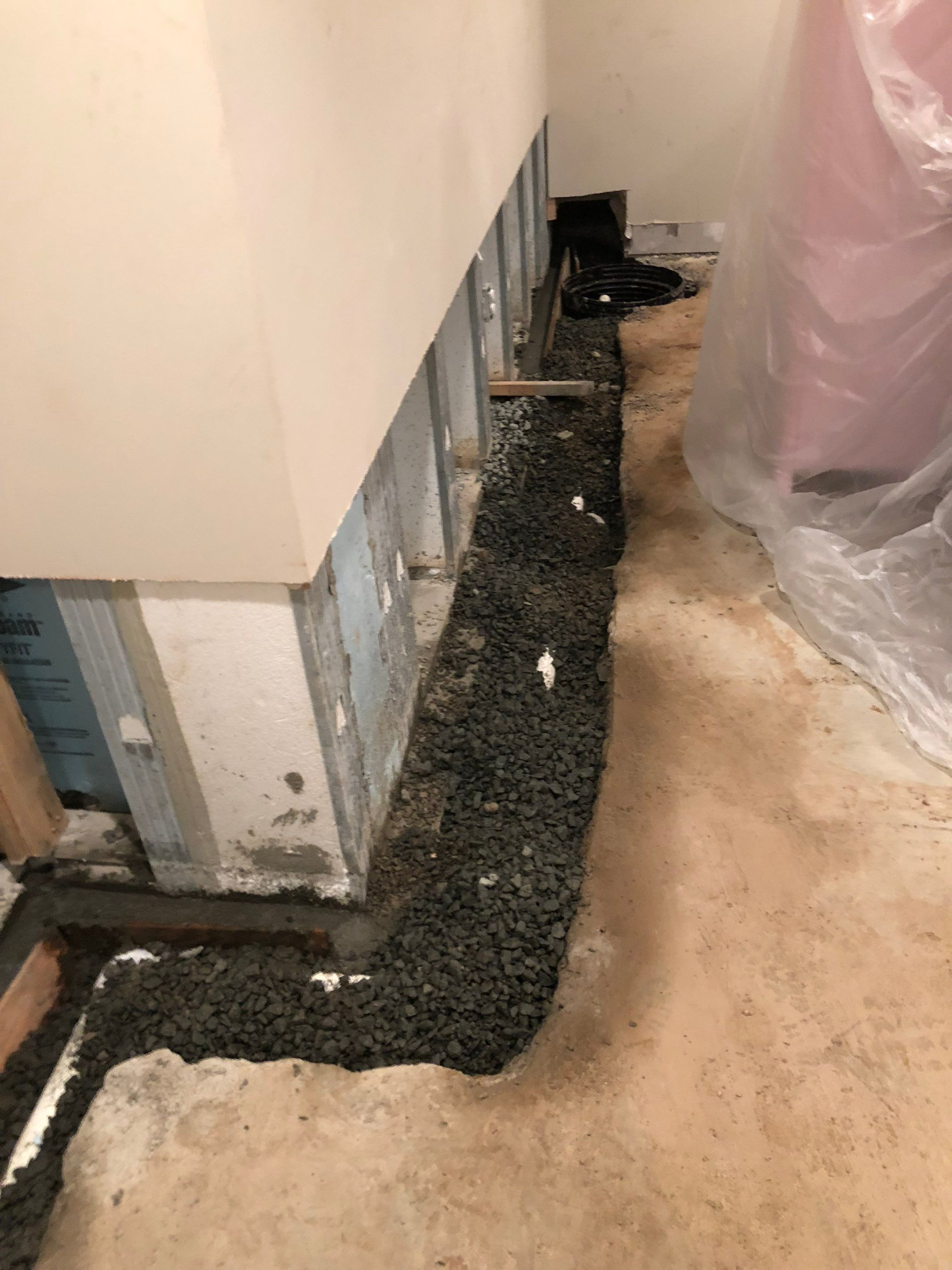 Interior French Drain Job in Summit, NJ by Pure Service Pro, LLC 