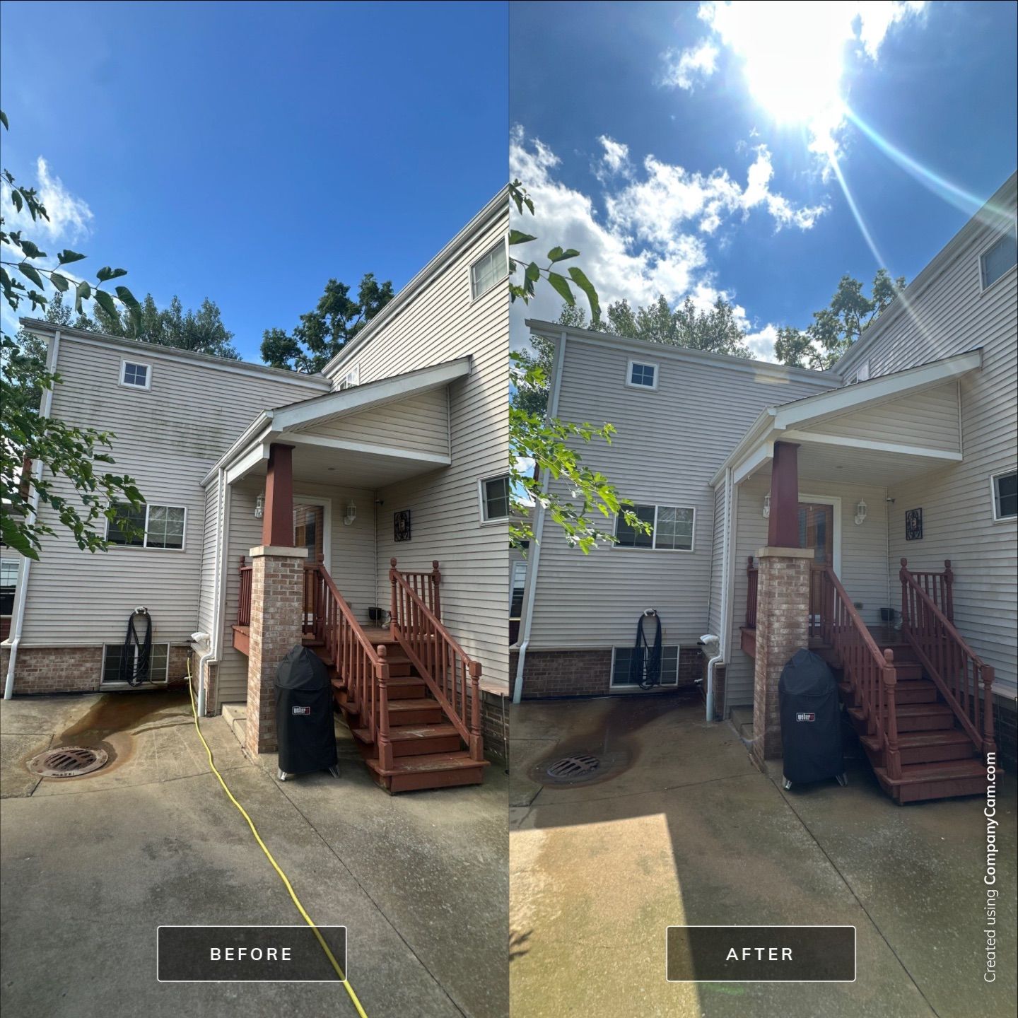 Project in Spring Grove by Simmons Power & Soft Washing