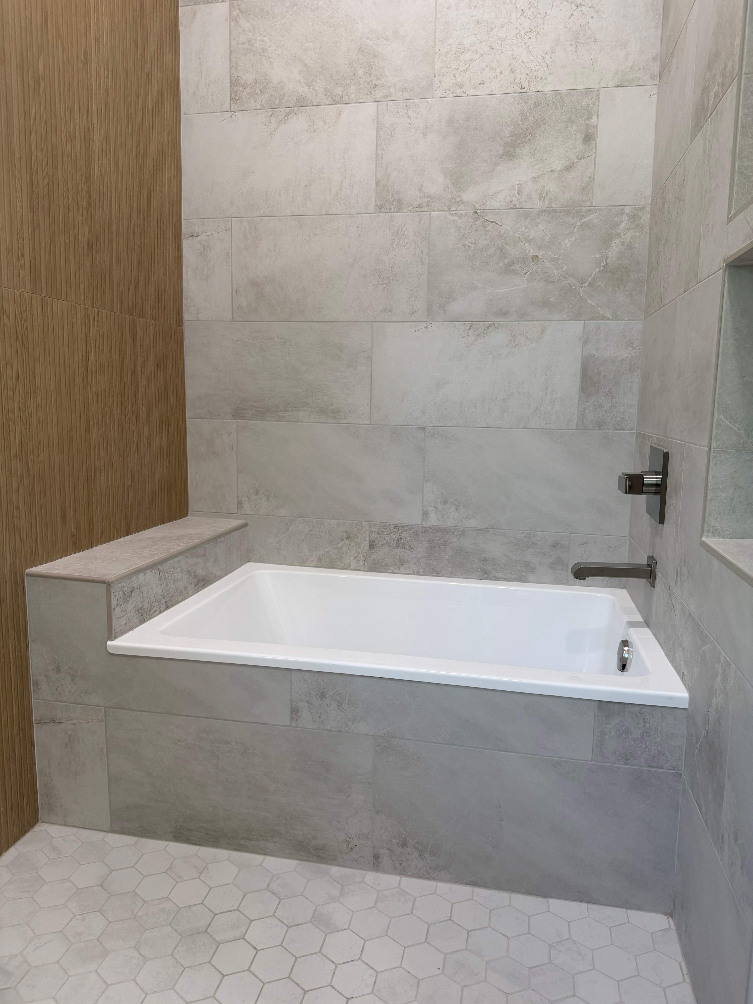 Shower Remodel Project in Houston by Blue Stone Construction Of Texas