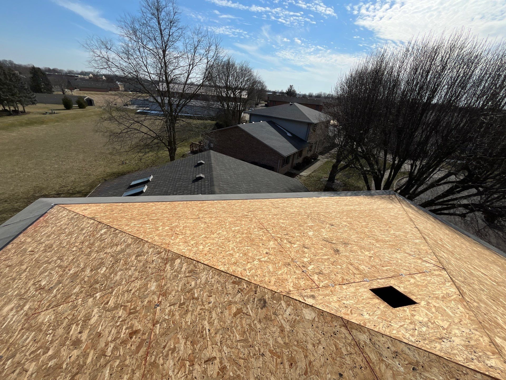 Residential Roofing Installation using GAF Timberline HDZ Weathered Wood by Nitro Roofing and Construction