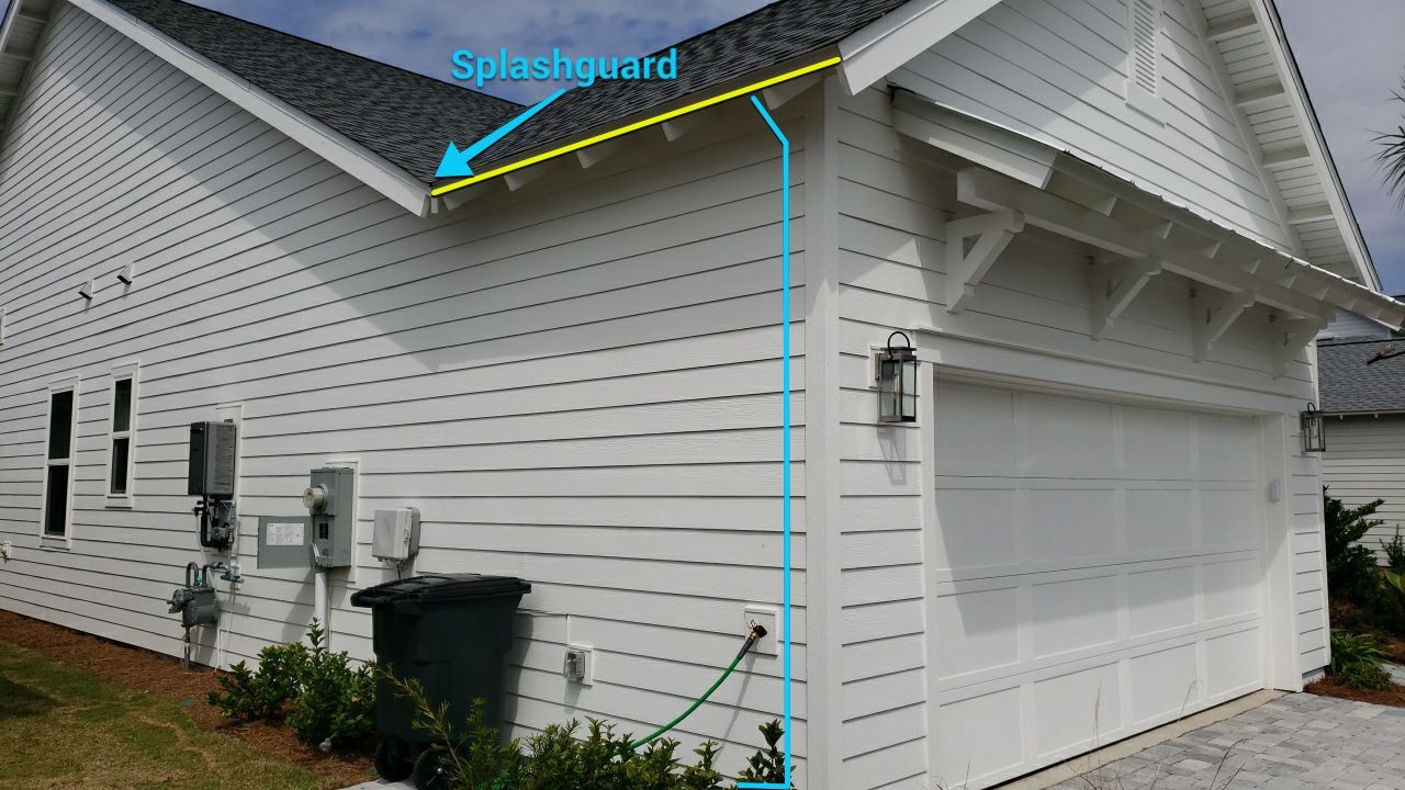 Gutter Installation Using White K-Style Aluminum Seamless Gutters by Gutter Professors