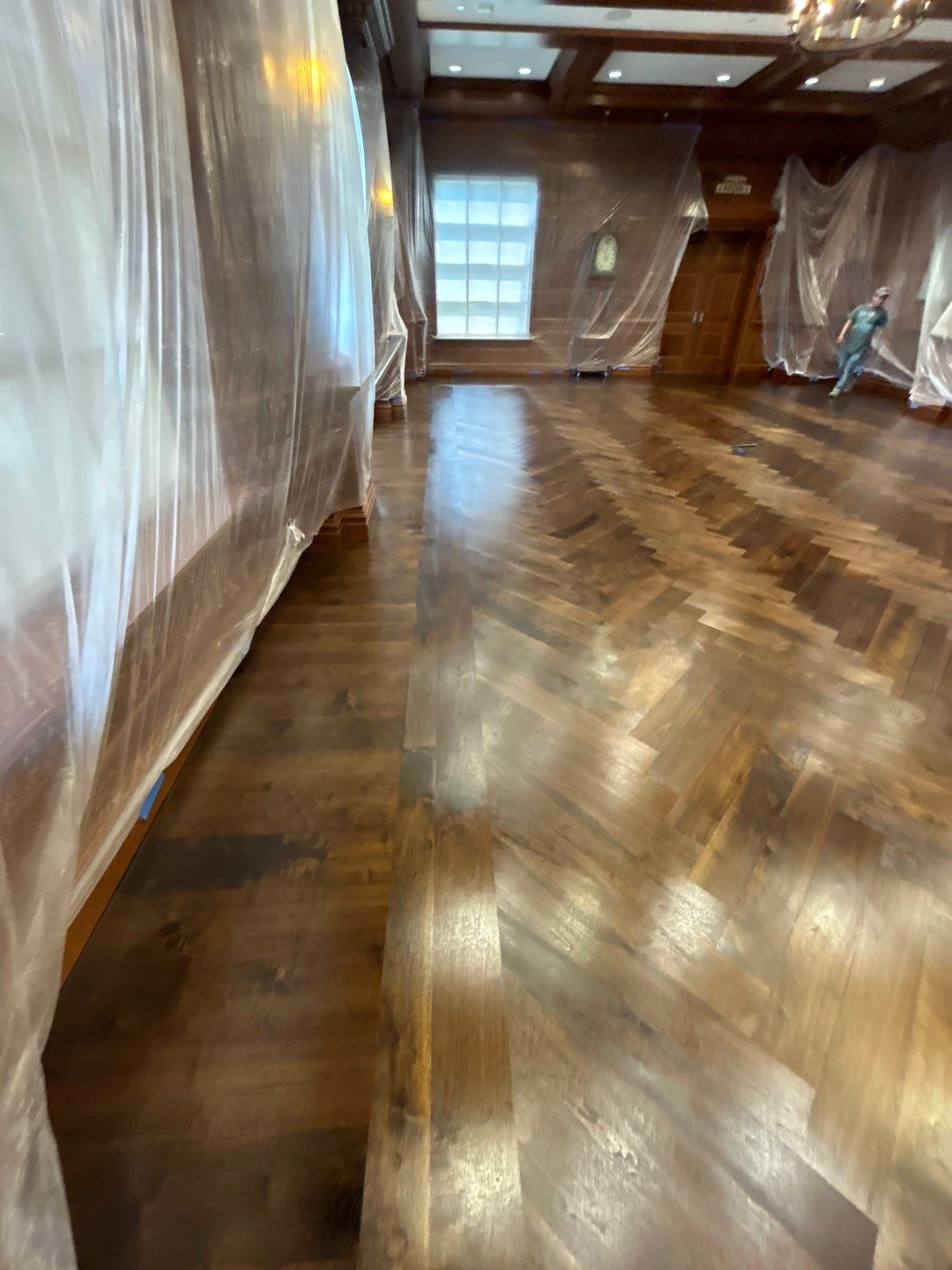 Patriotic Boys' School Refinish  by Footprints Floors of Nashville