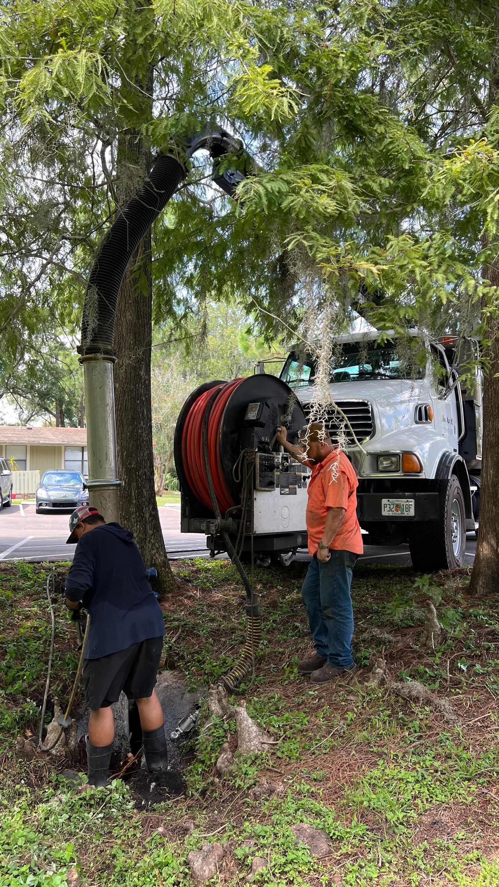 Apartment Complex Storm Water System Cleaning and Maintenance by APS Power & Water