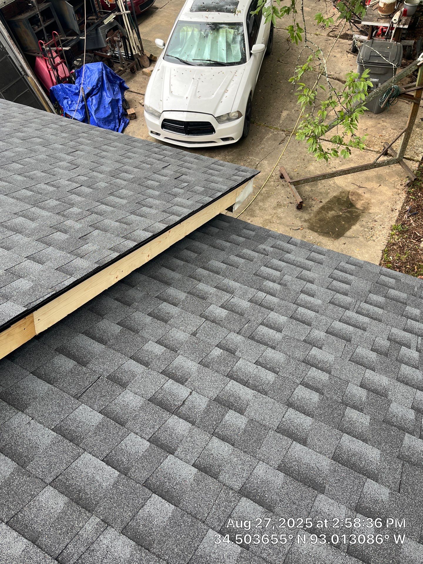 GAF Timberline HDZ Roof Replacement on Brick Home in Hot Springs by Temple Roofing and Exteriors