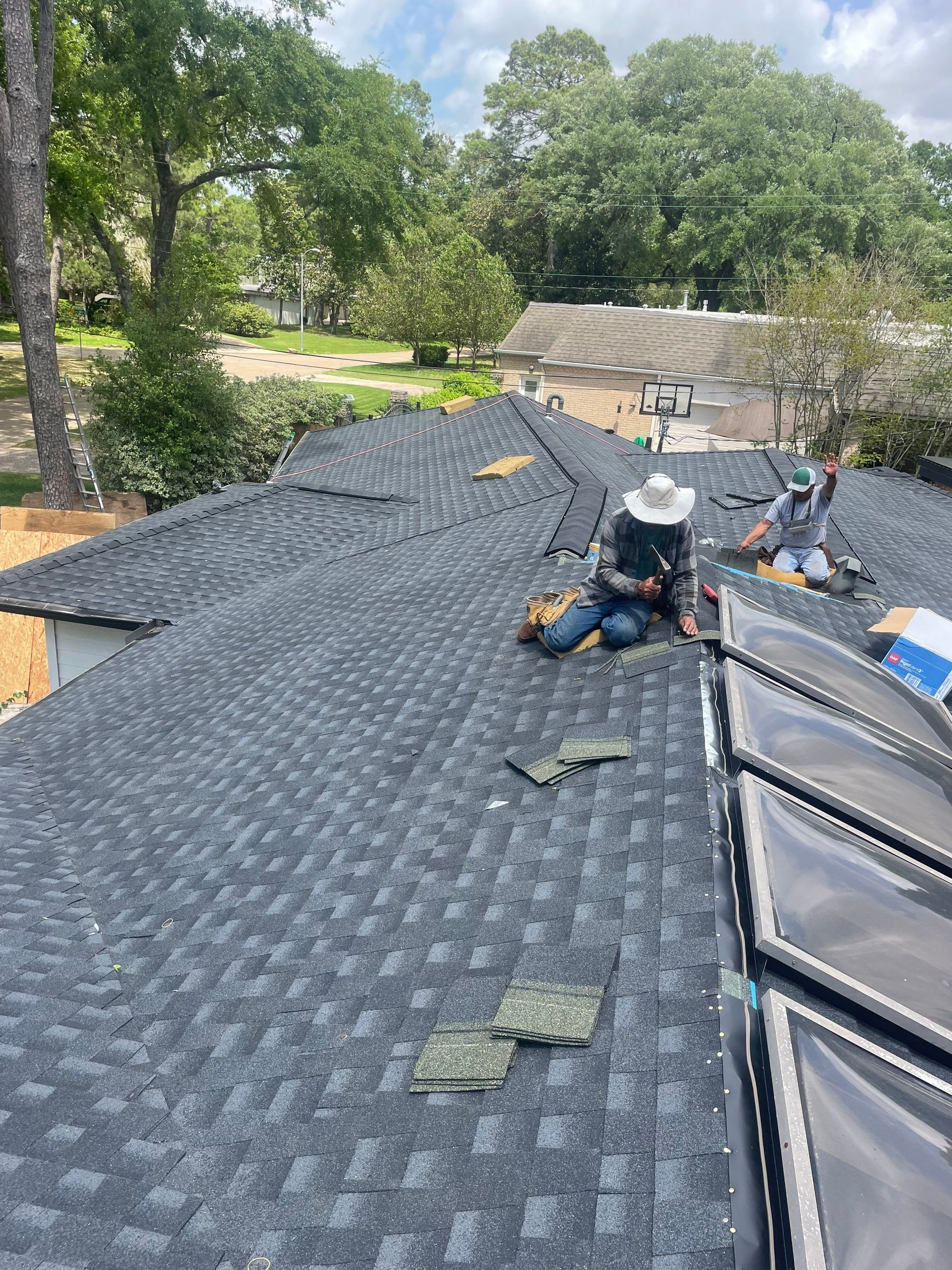 Roof Replacement using GAF materials in Houston TX by Elite Roofing LLC