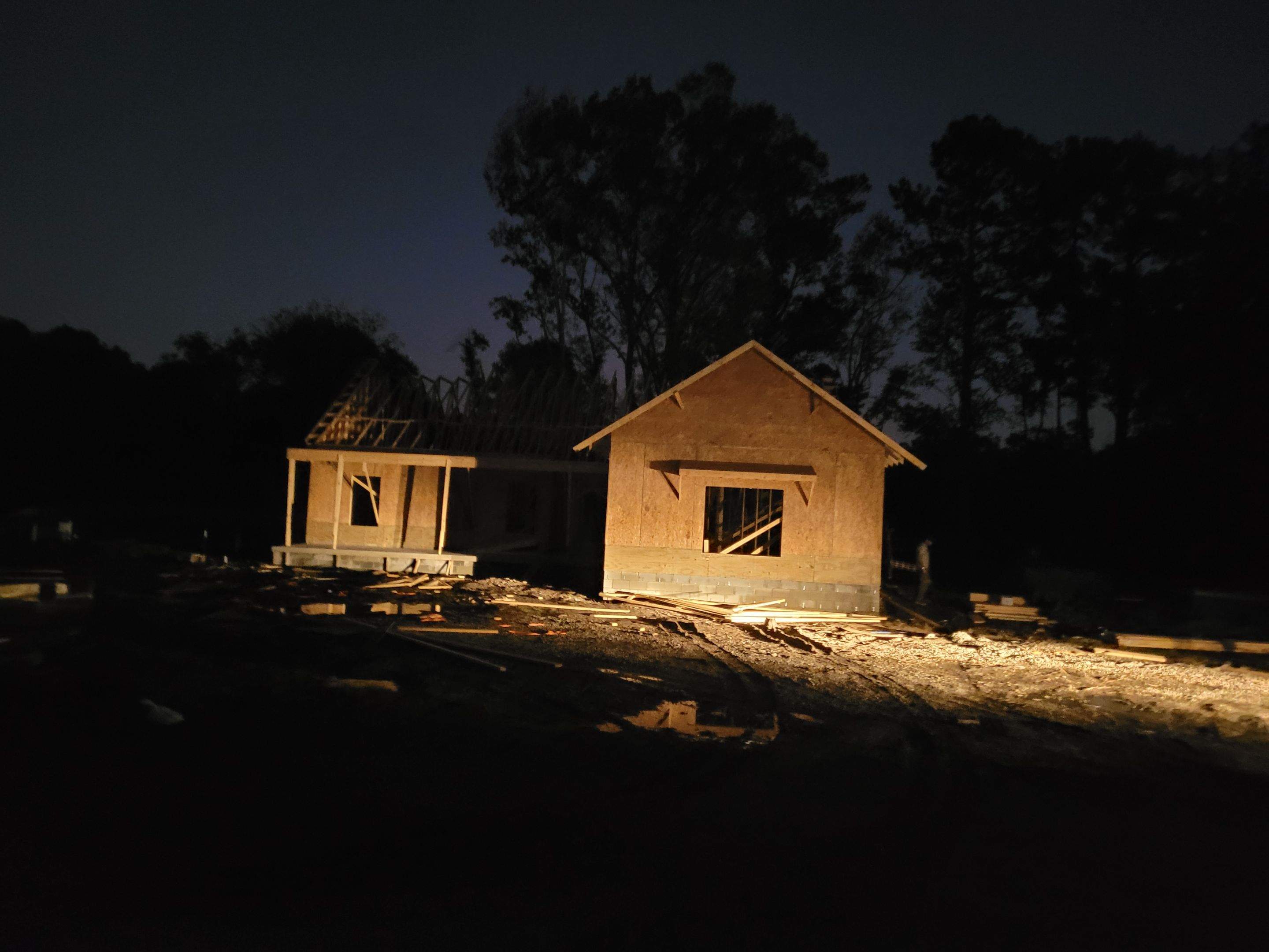New Home Construction using brick and vertical vinyl by Cornerstone Home Builders, LLC