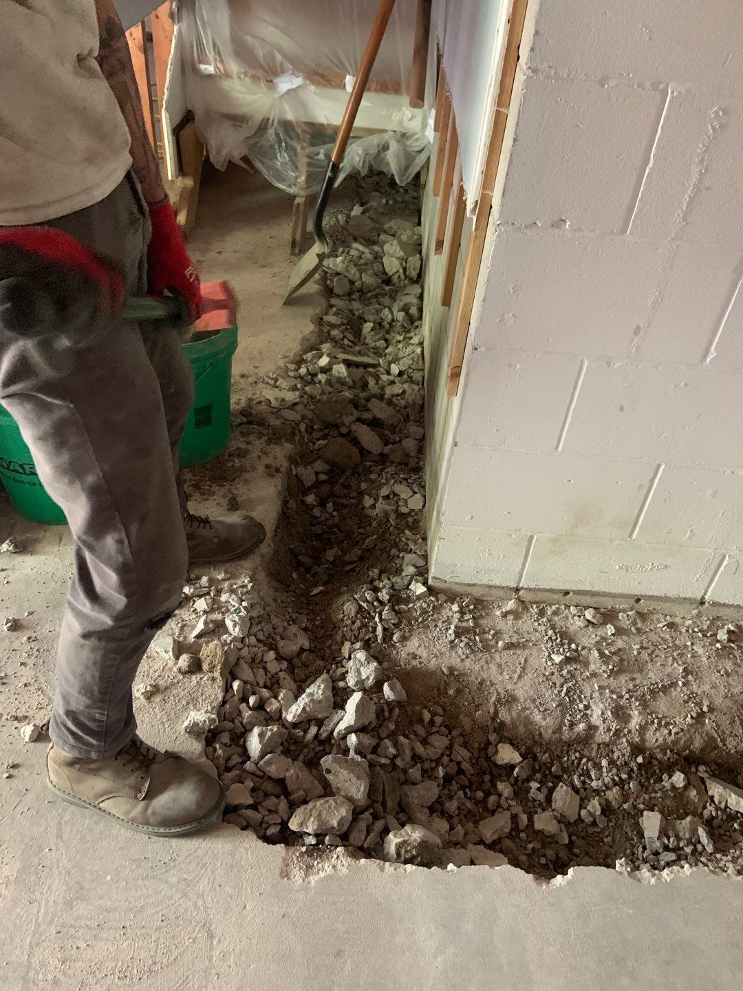 Correcting an Improper Installation for Alan in Chanhassen by Waterproofing Northeast