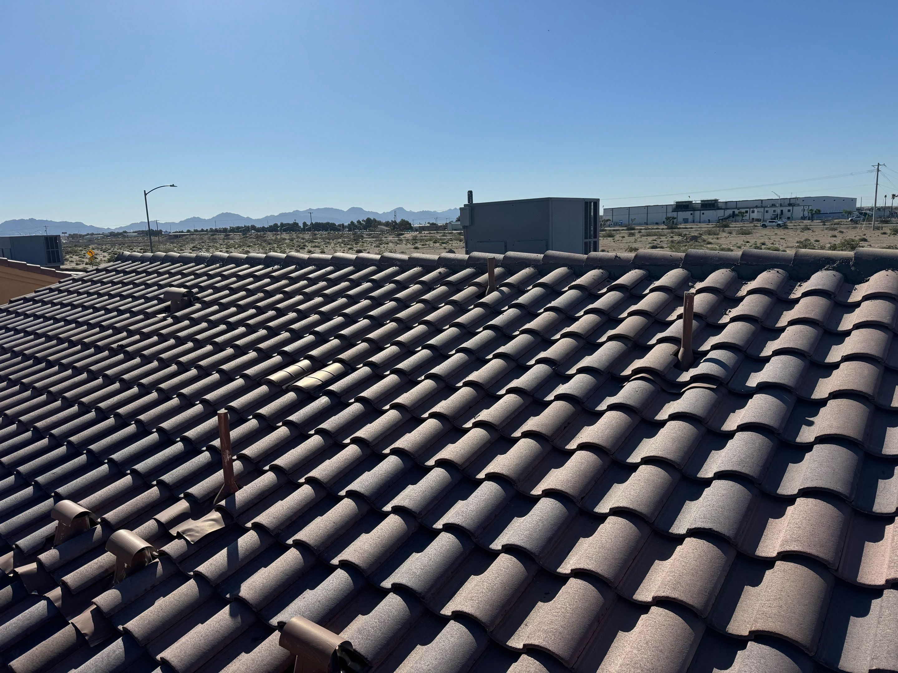 Mocha Range Concrete Tile by Reimagine Roofing