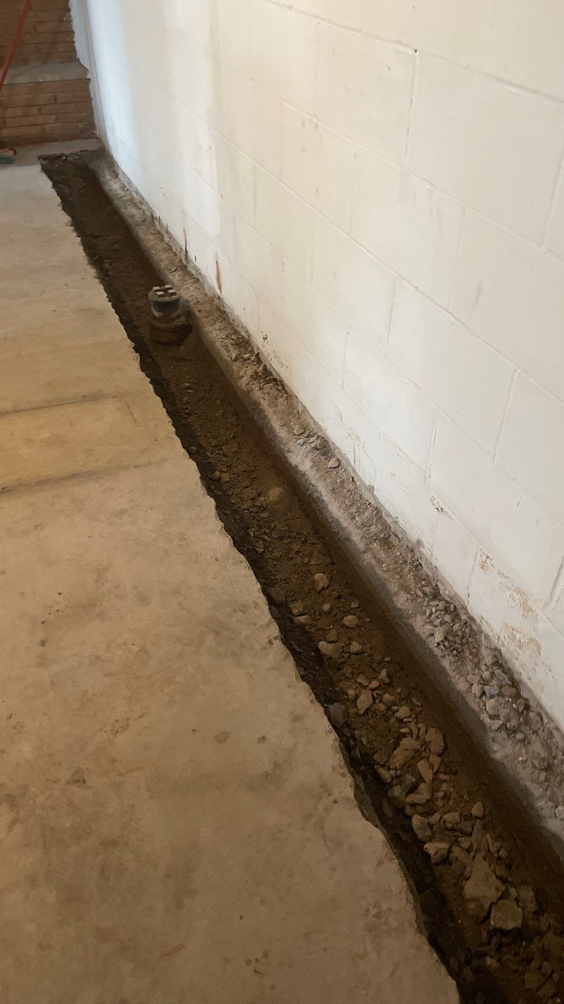 Tying Into an Existing Drain Tile System for Alec by Waterproofing Northeast