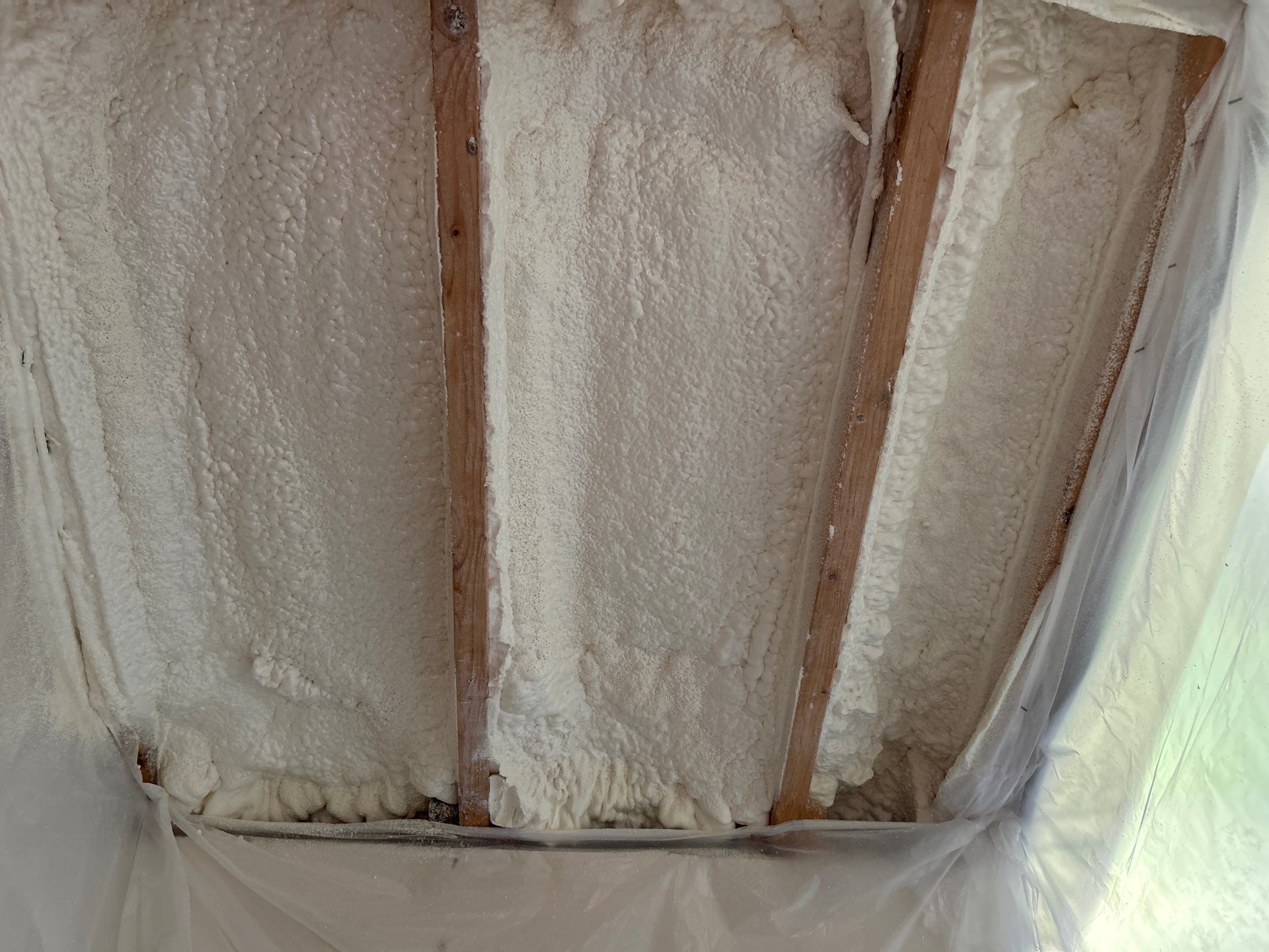 Attic Insulation using Closed Cell Spray Foam by NYS Foam & Energy