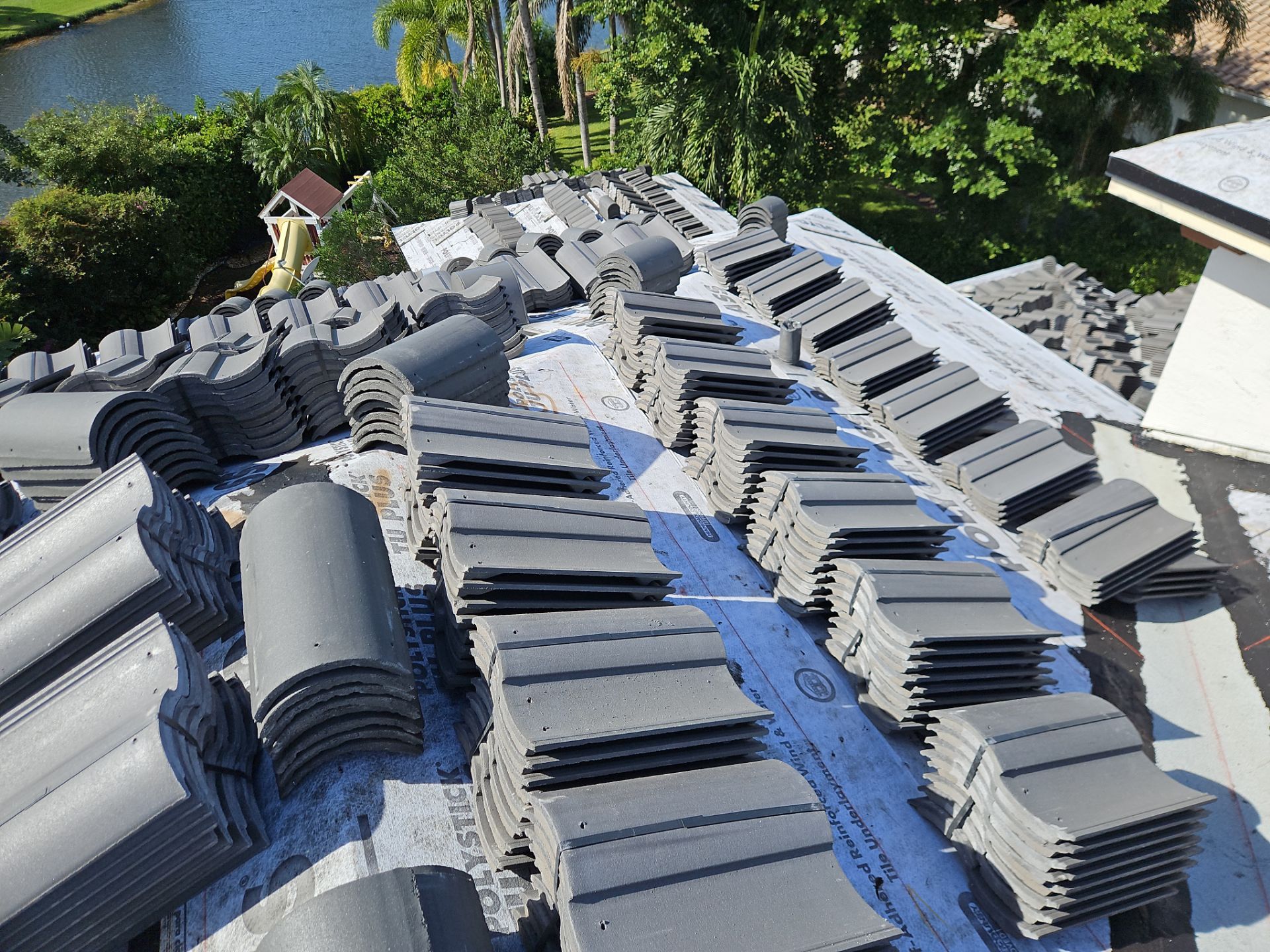 Residential Roofing Installation using WestLake Roofing Tile by BLUES BROTHERS ROOFING