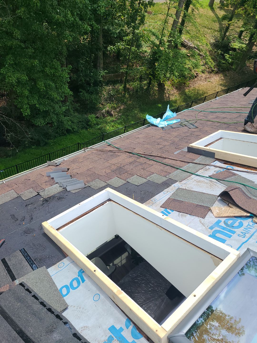 Montclair: Roof Installation with CertainTeed Landmark Designer Shingles in Burnt Sienna by RM Banning, Inc.