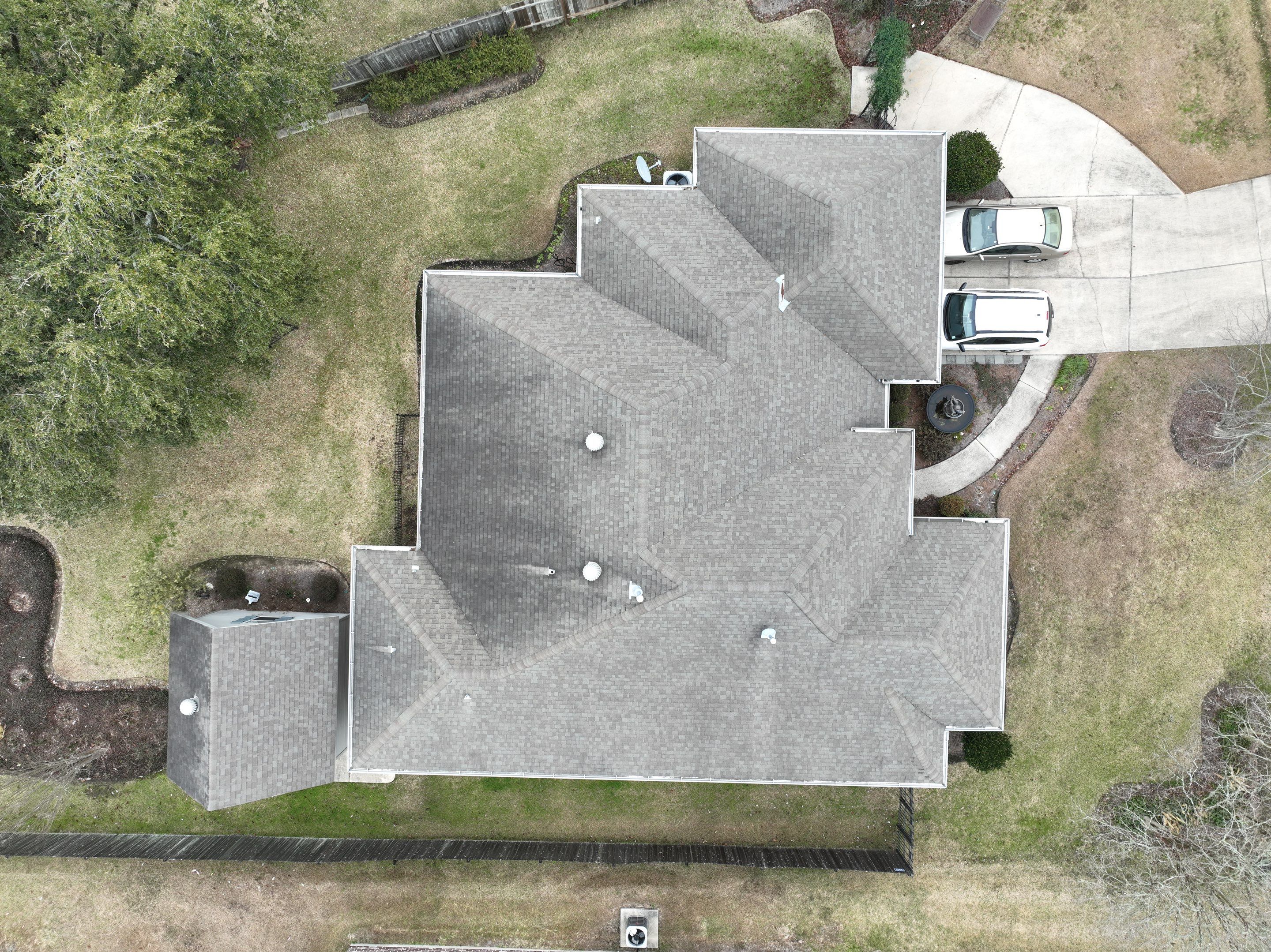 IBHS Fortified Residential Roofing Installation using GAF Timberline HDZ Slate Algae Resistant Laminated High Definition Shingles by Bergens Roofing