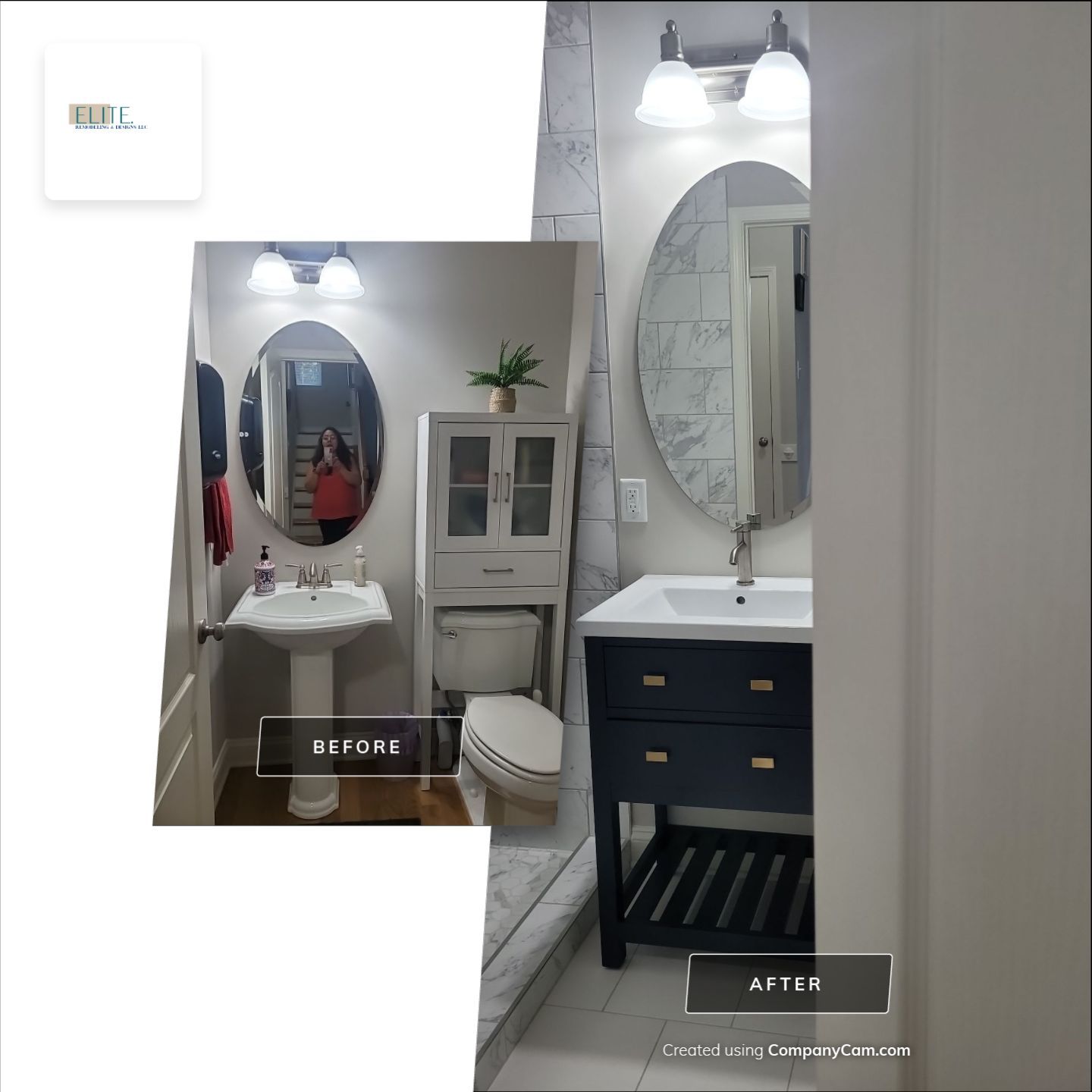 A Pathway to Possibility – Turning a Half Bath into a Full Retreat in Holly Springs by Elite Remodeling and Design LLC