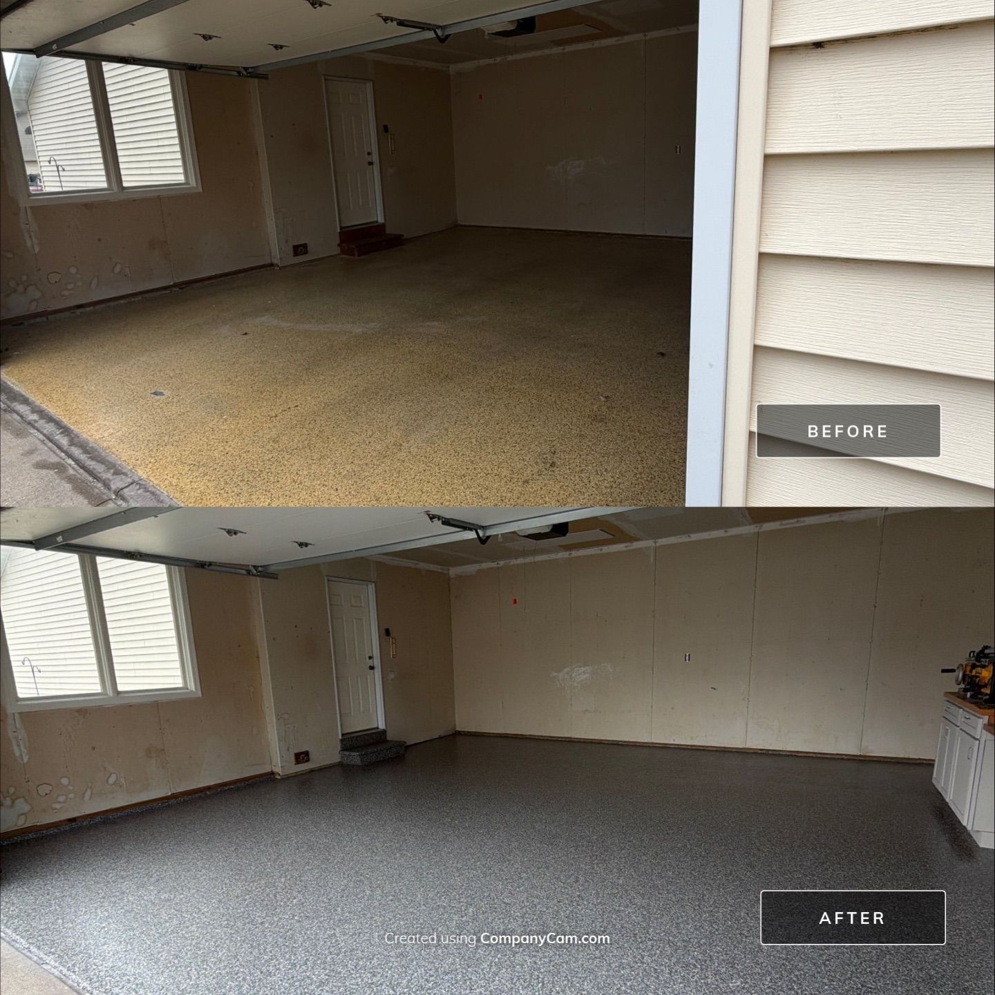 Ames Garage Floor Coating - Epoxy Replacement by Revival Concrete Coatings
