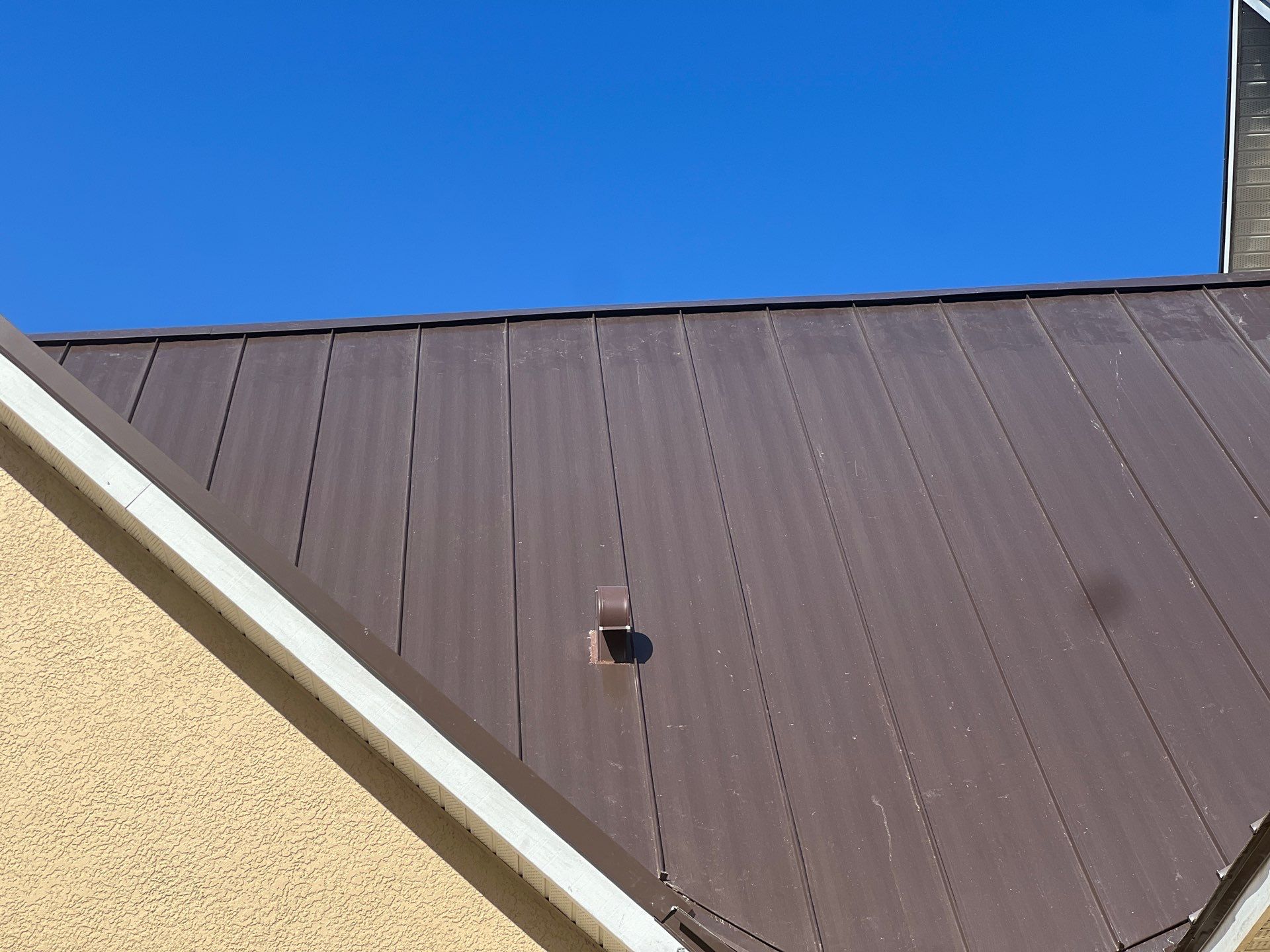Charcoal Brown Standing Seam by Reimagine Roofing
