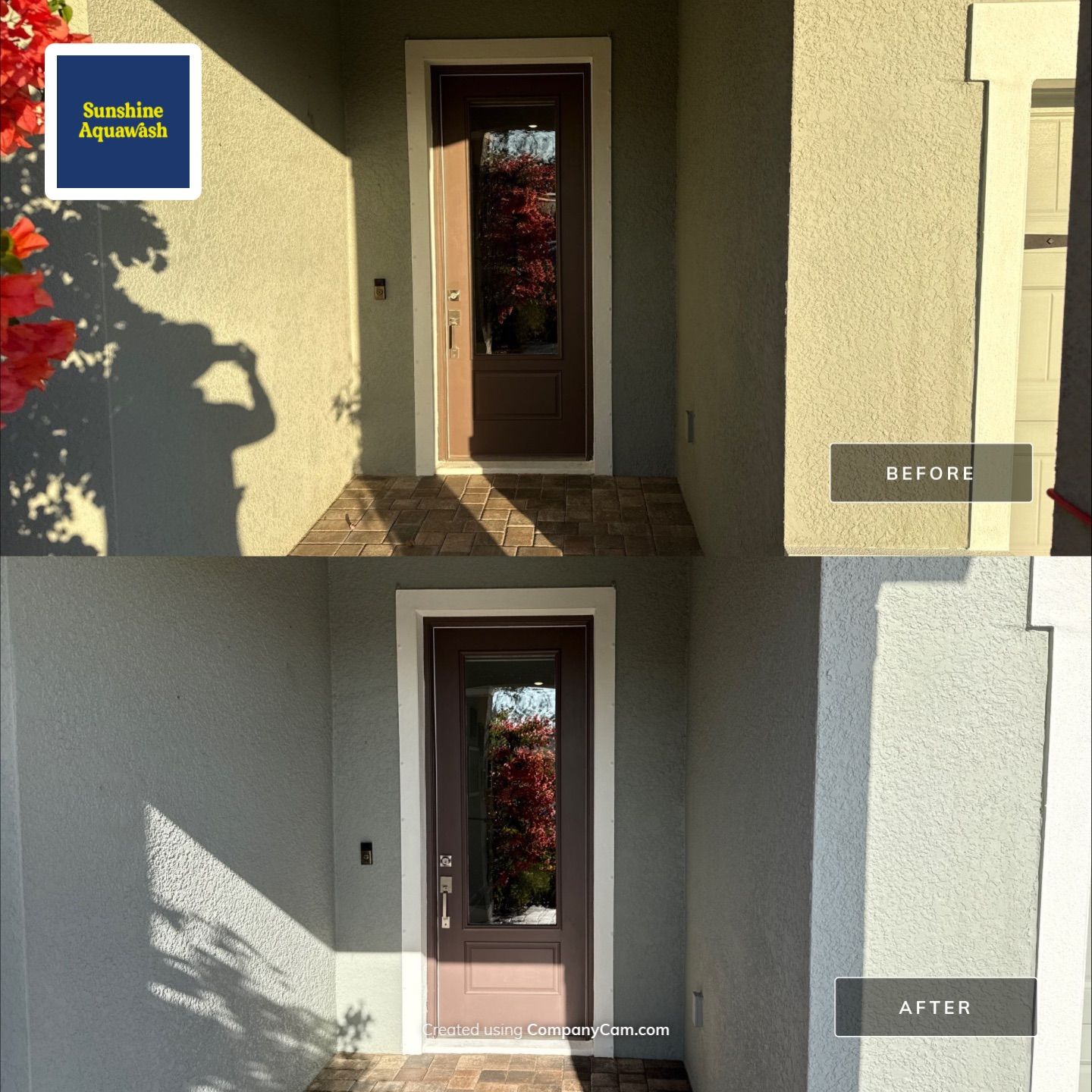 One-Story House Wash & Driveway Cleaning in Trevesta – Palmetto, FL by Sunshine AquaWash