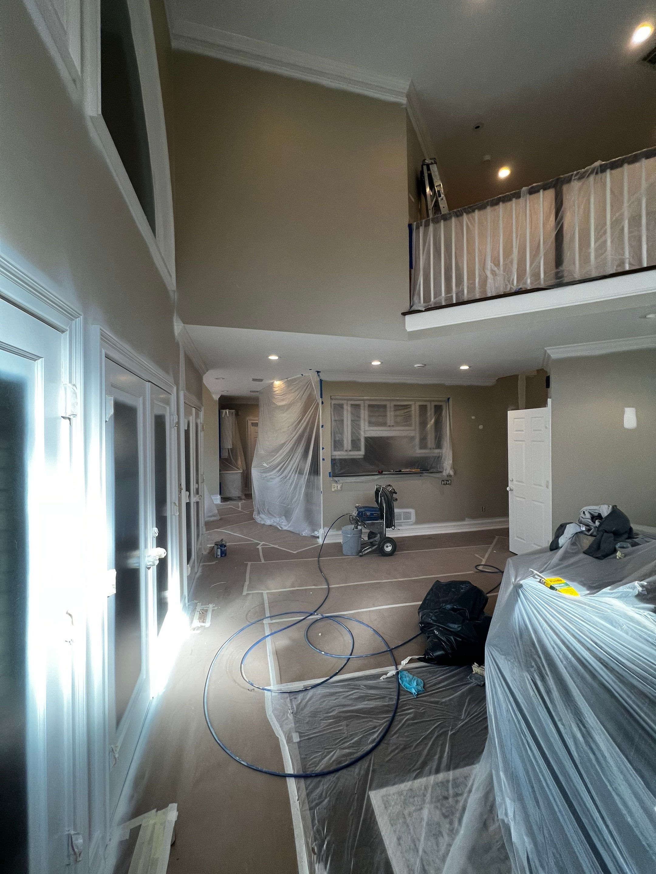 Comprehensive Interior Painting for a Multi-Level Atlanta Residence by Swift Home Renovations