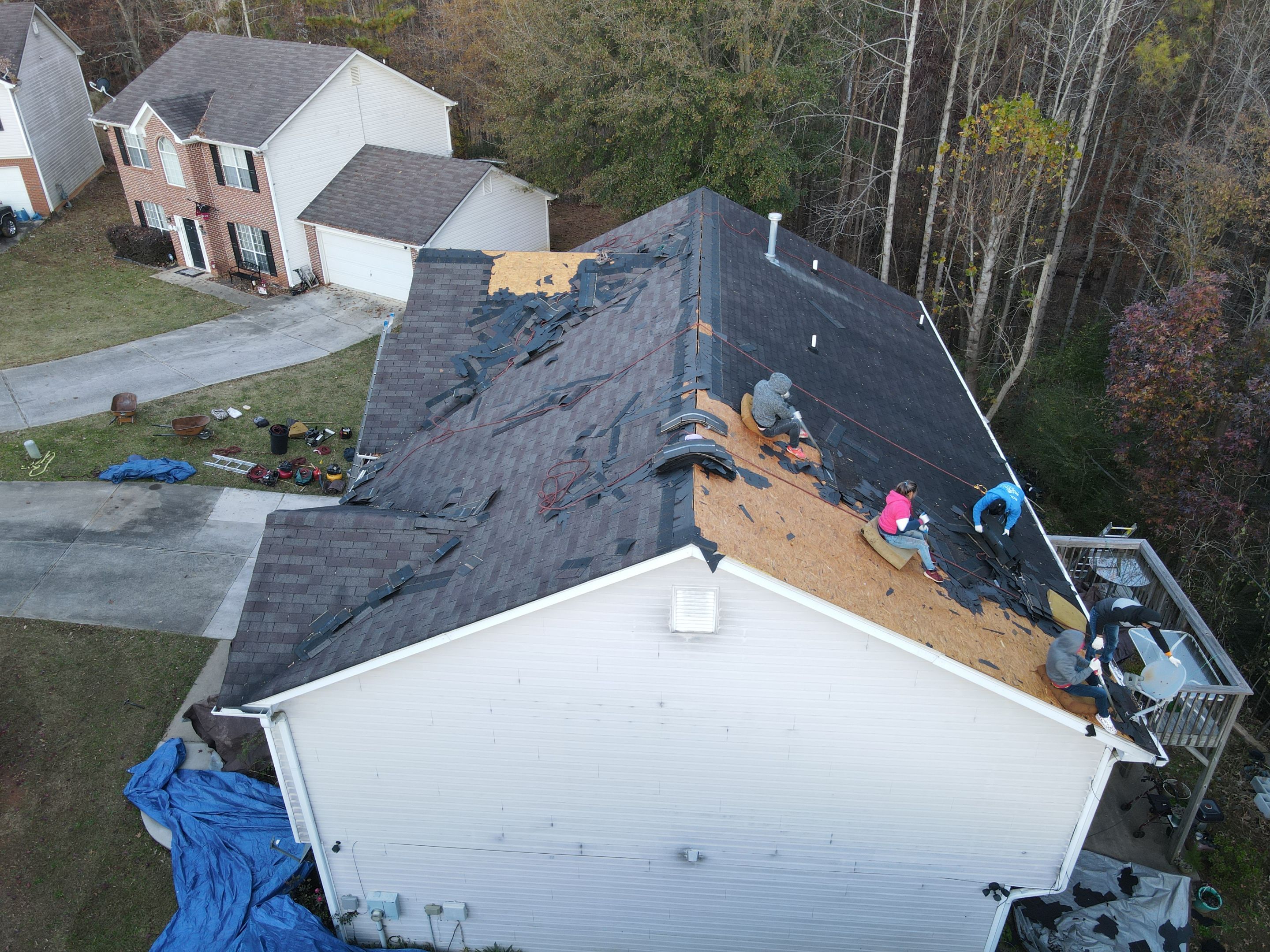 Residential Roofing Installation using Owens Corning by Inspector Roofing and Restoration