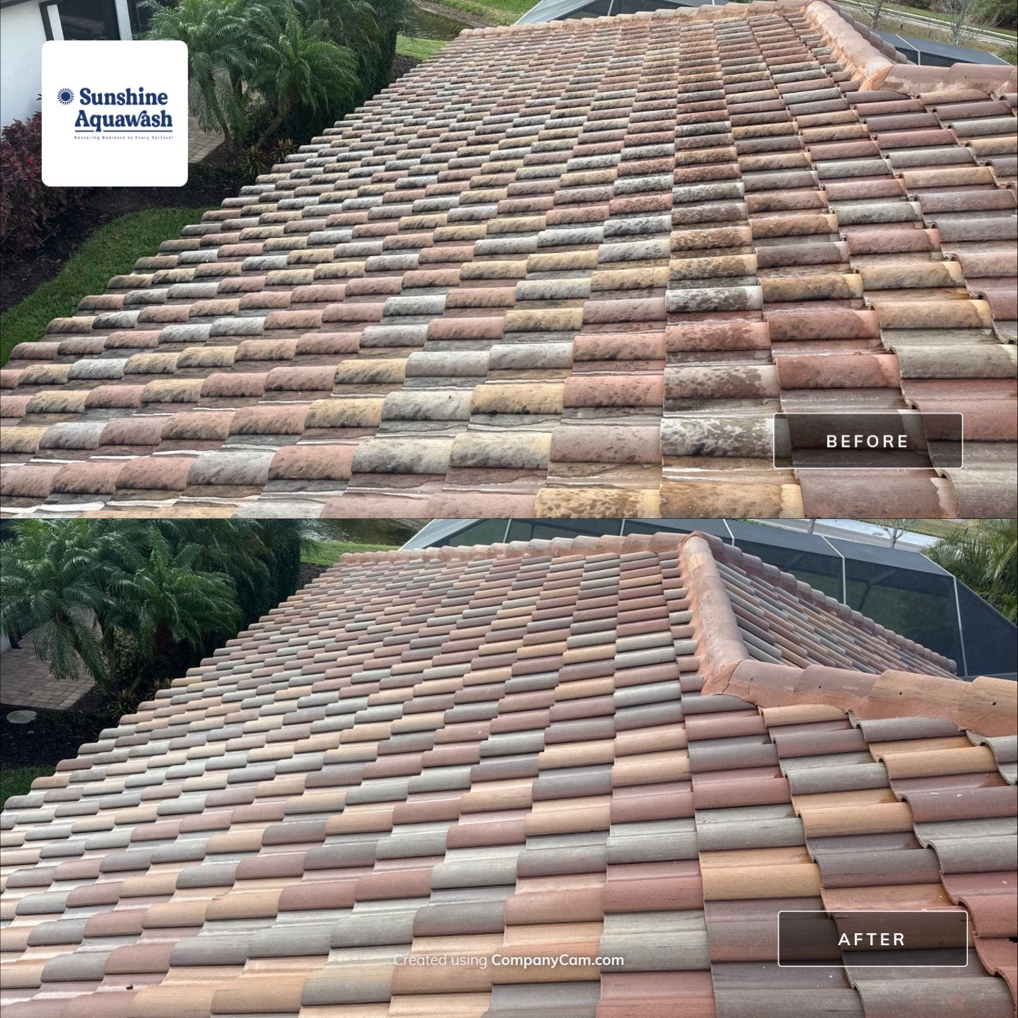 Paver Pool Deck, Driveway & Concrete Tile Roof Cleaning in River Strand, Bradenton, FL | Sunshine AquaWash by Sunshine AquaWash