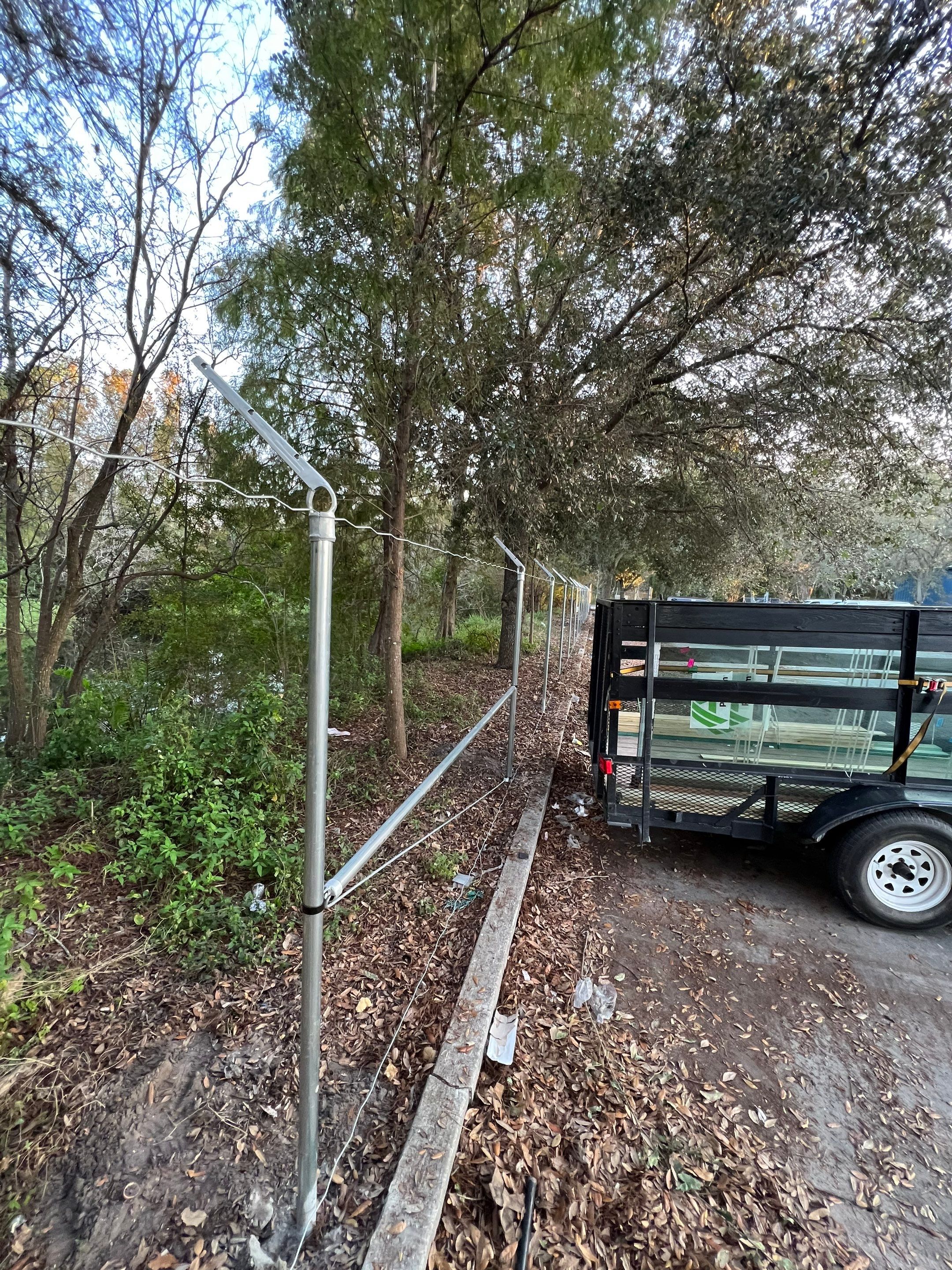 Chain-link Fence Installation using Commercial Chain-link Fence by Asap fence and gates, LLC