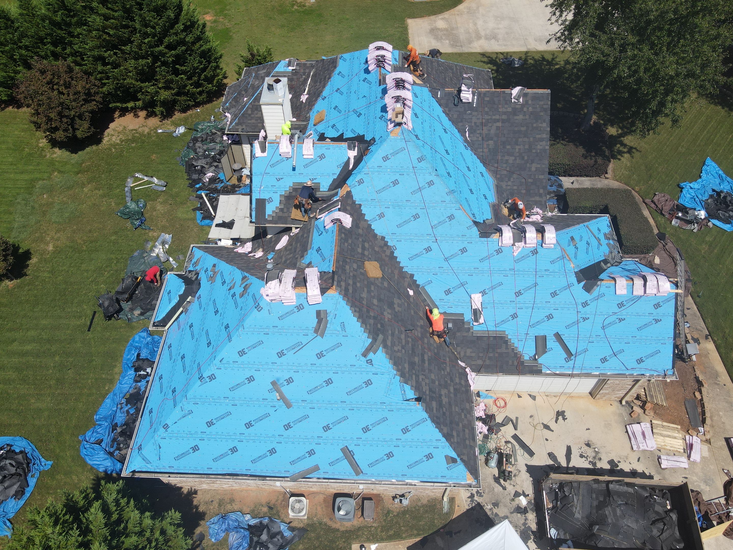 Residential Roofing Installation using Owens Corning by Inspector Roofing and Restoration