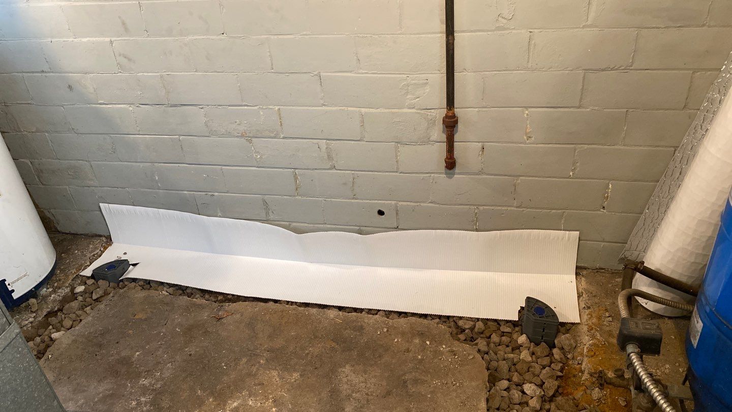 Interior Basement Waterproofing System by Toledo Basement Repair 