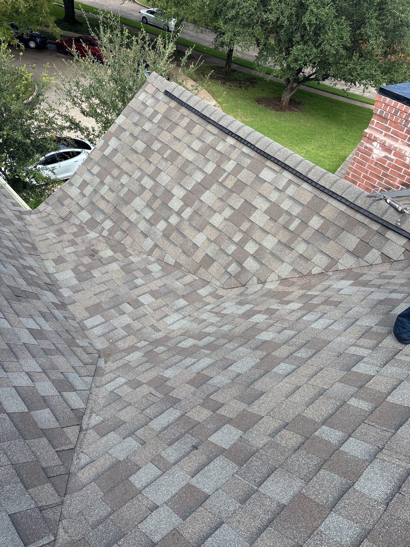 Residential Roofing Installation using Owen's Corning Duration (Lifetime) Shingles by Roof Repair Company