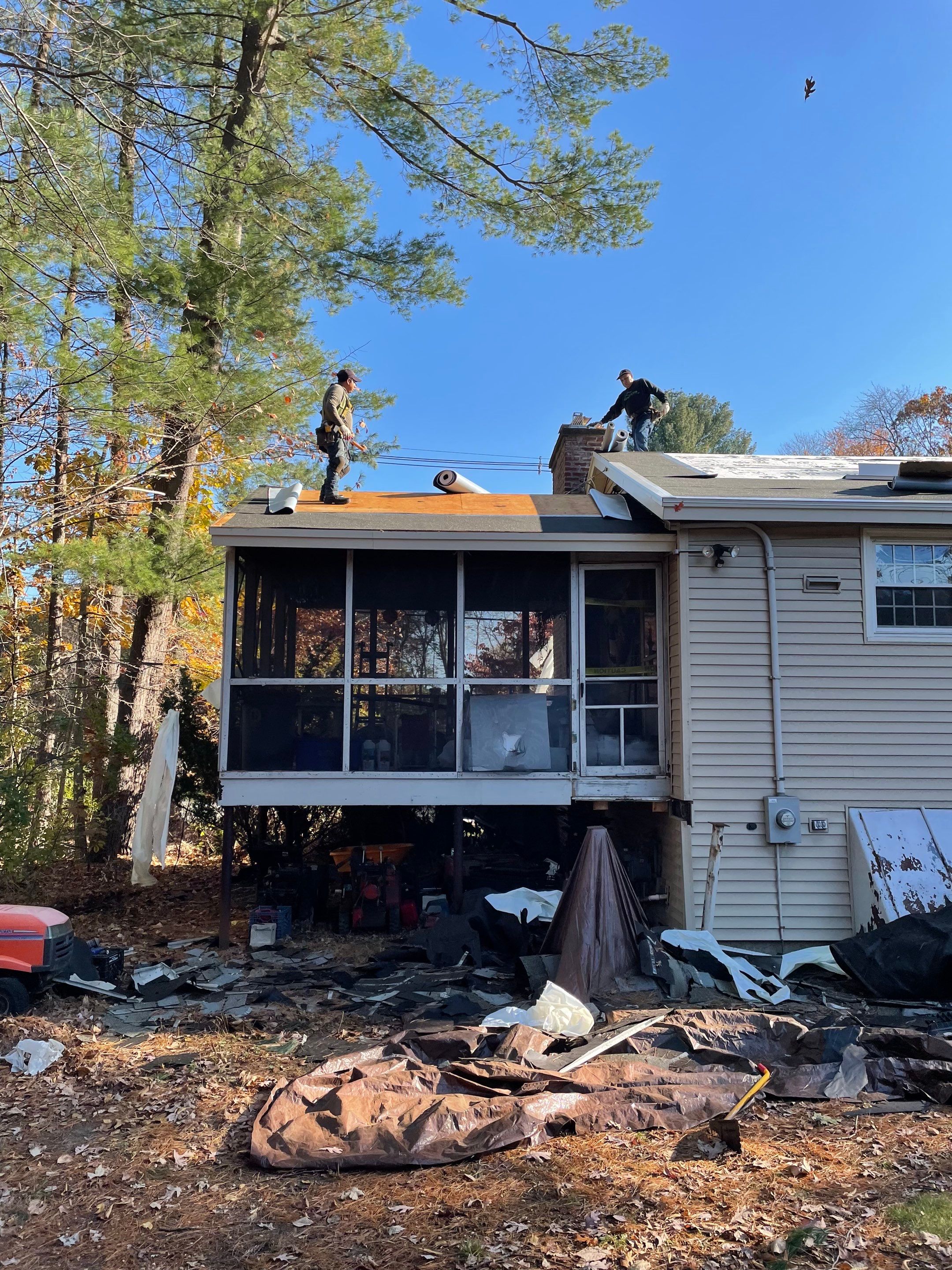 Residential Roofing Installation using GAF Timberline HDZ by Sensible Home Solutions