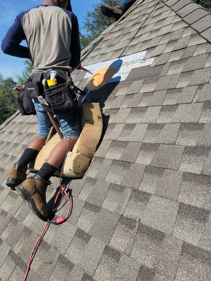Residential Roofing Installation using Roof Replacement by American Roofing & Construction LLC
