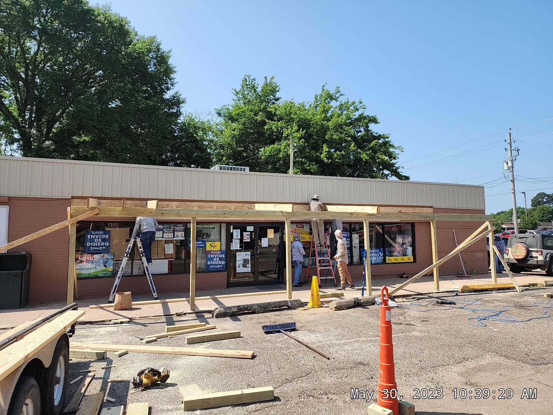 Store Building in Hope by Hostetler Roofing