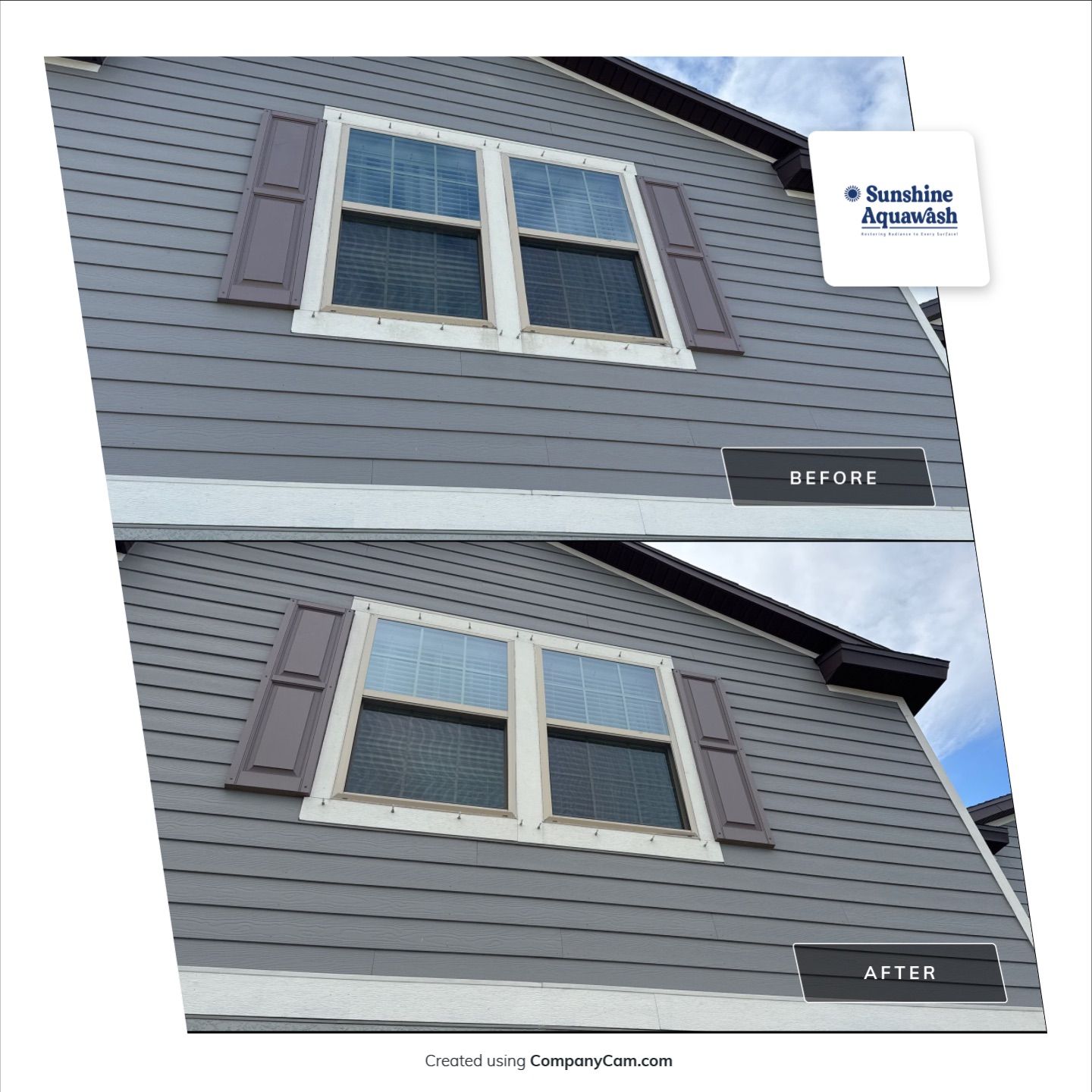 House Wash & Driveway / Sidewalk Cleaning by Sunshine AquaWash