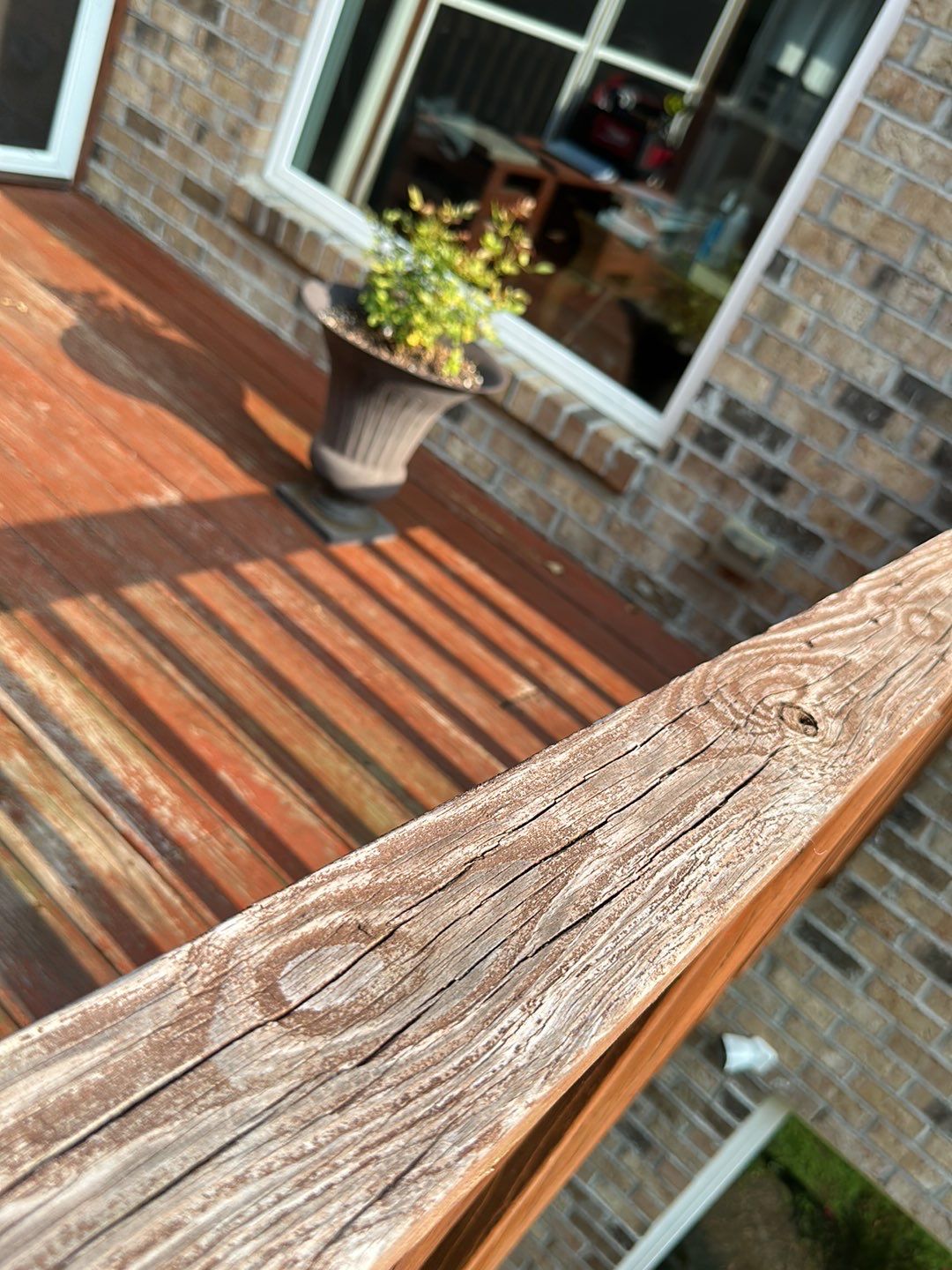 Weathered Deck using Wood Sealant by DuraSeal