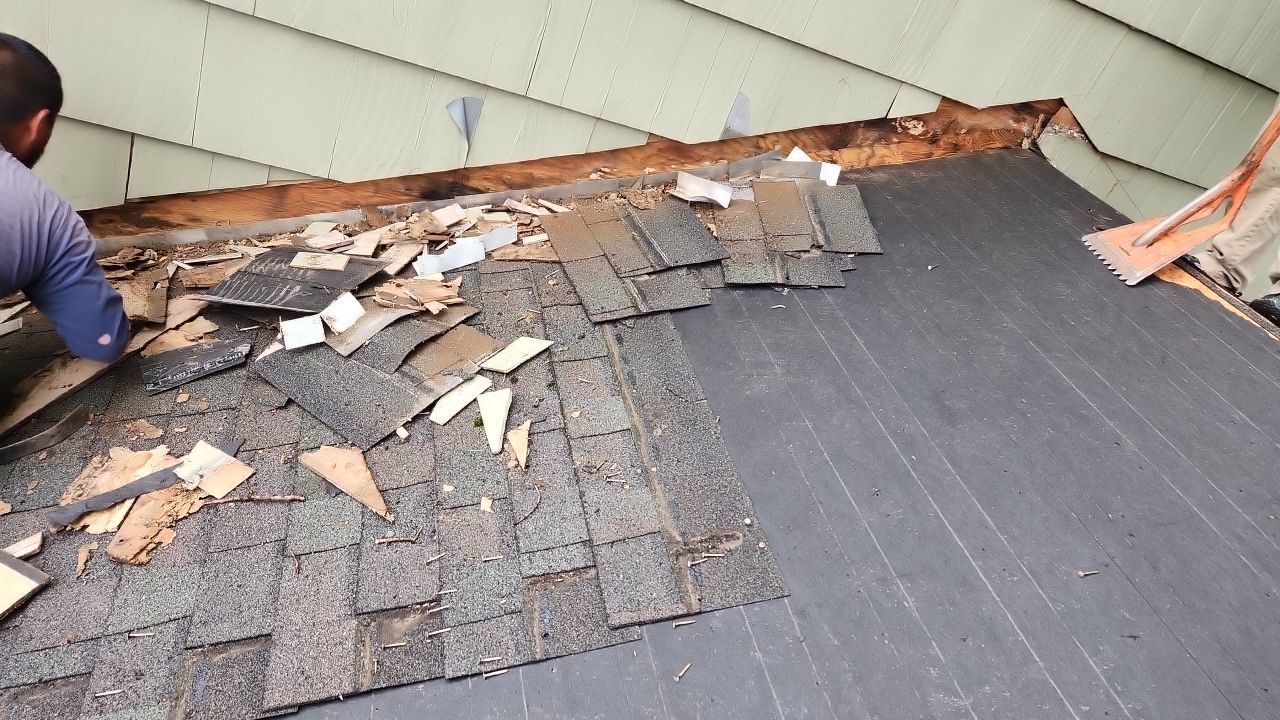 Residential Roofing Installation using Owens Corning Duration Driftwood by A Plus Exterior
