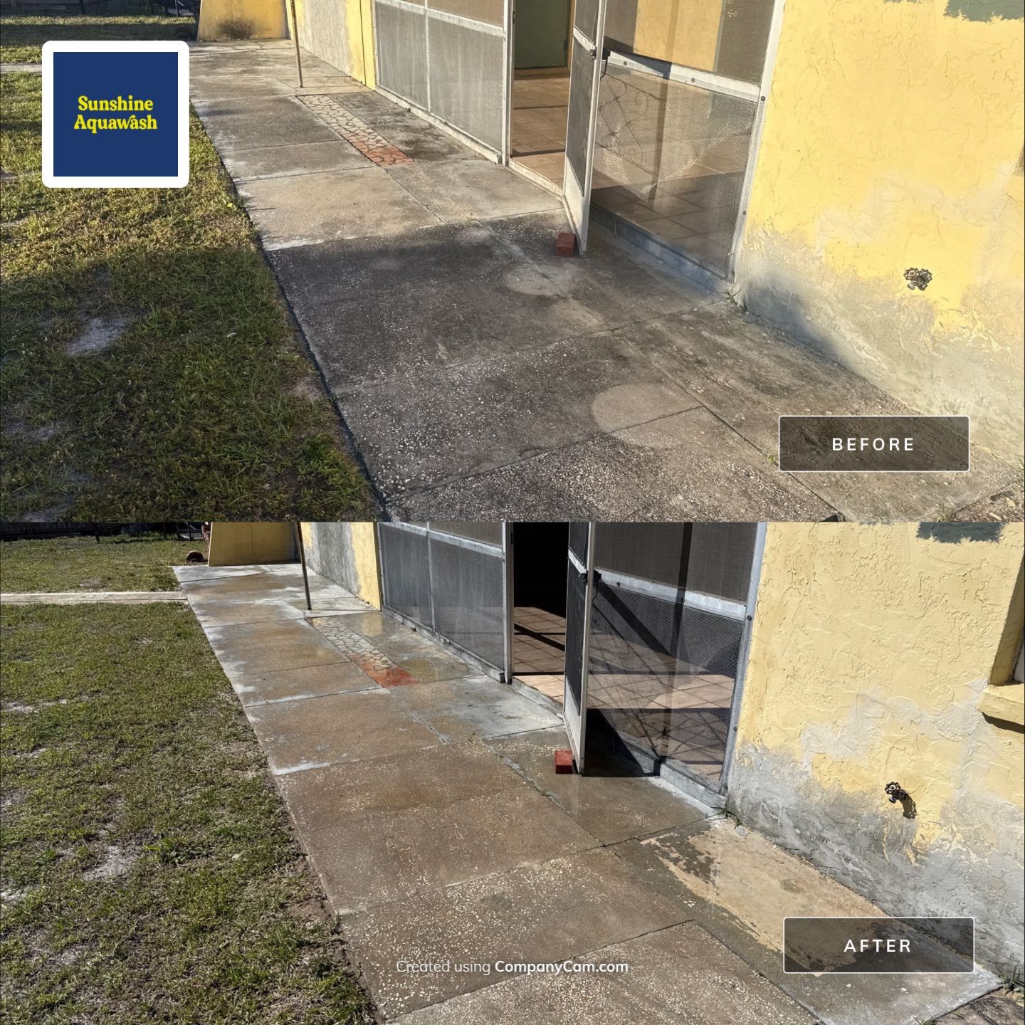 Full Exterior Cleaning Before Painting – Sarasota, FL (Near Sarasota Airport) by Sunshine AquaWash