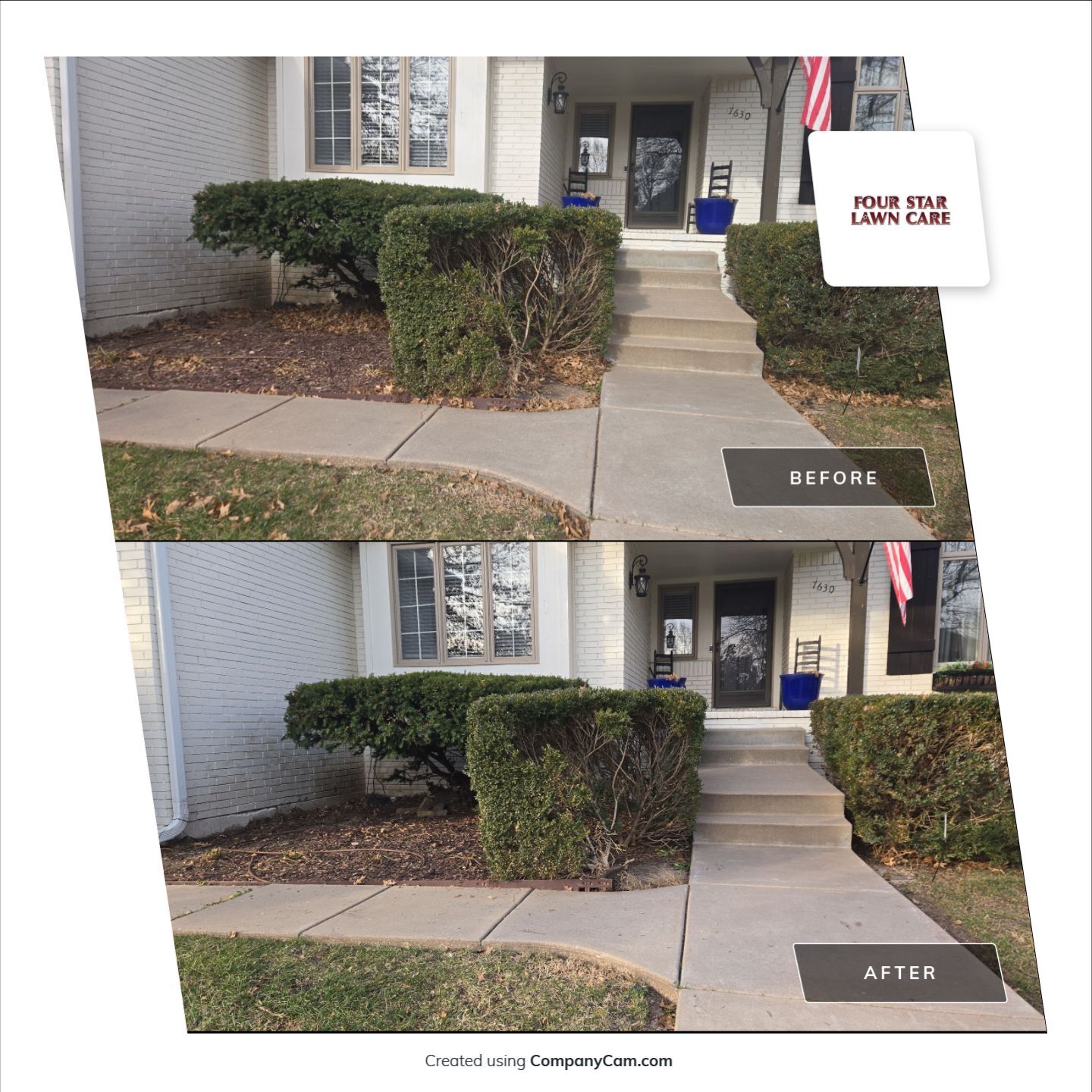 Project in Wichita by Four Star Lawn Care