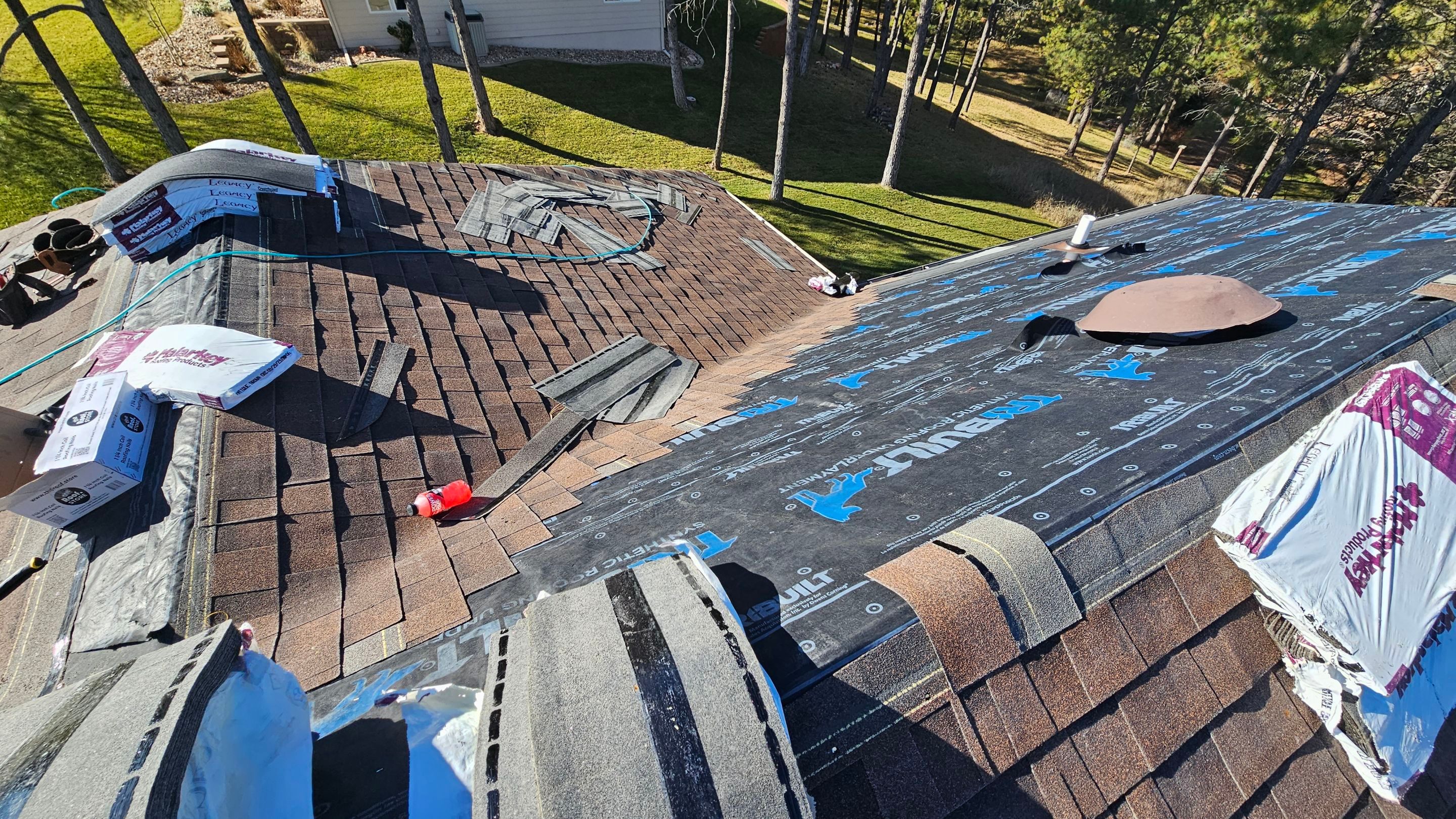 Residential Roofing Installation using Malarkey Shingles by Weather-Tite Exteriors LLC
