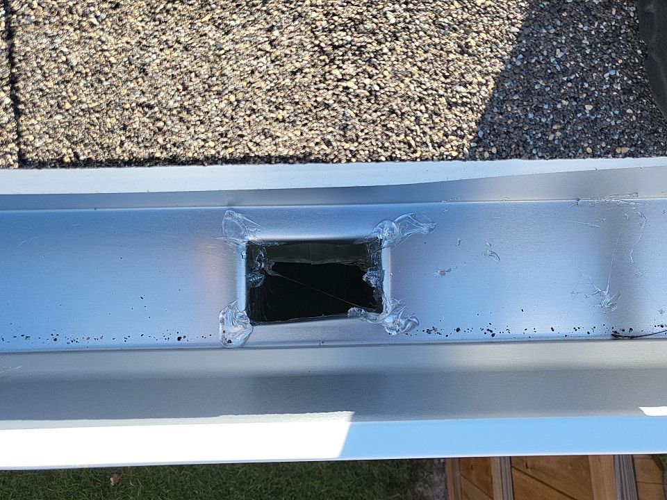 Gutter Installation using White K-Style Gutters by Gutter Professors
