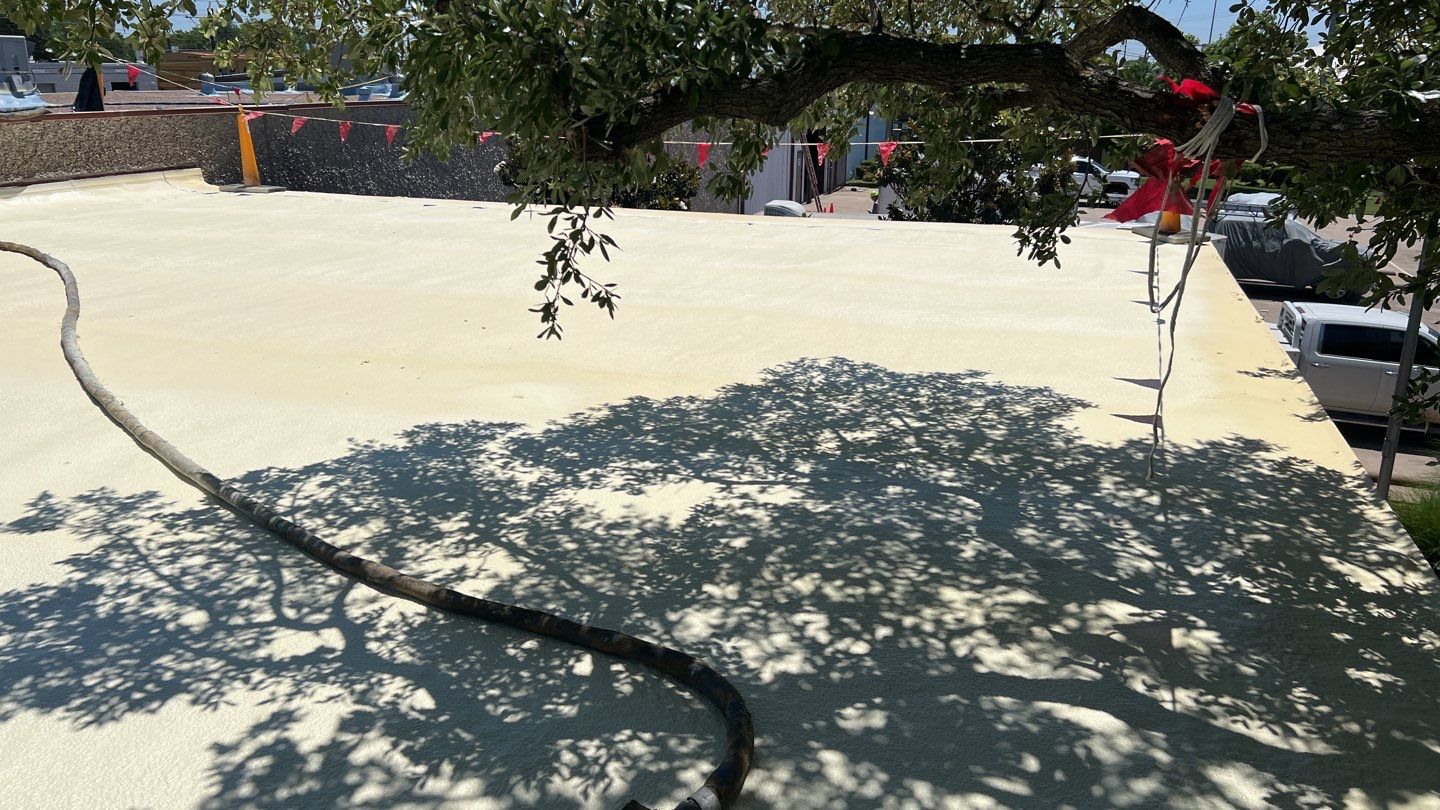 Foam & Metal Roof Restoration – Thermo Sensors (Garland, TX) by All Star Roofing LLC