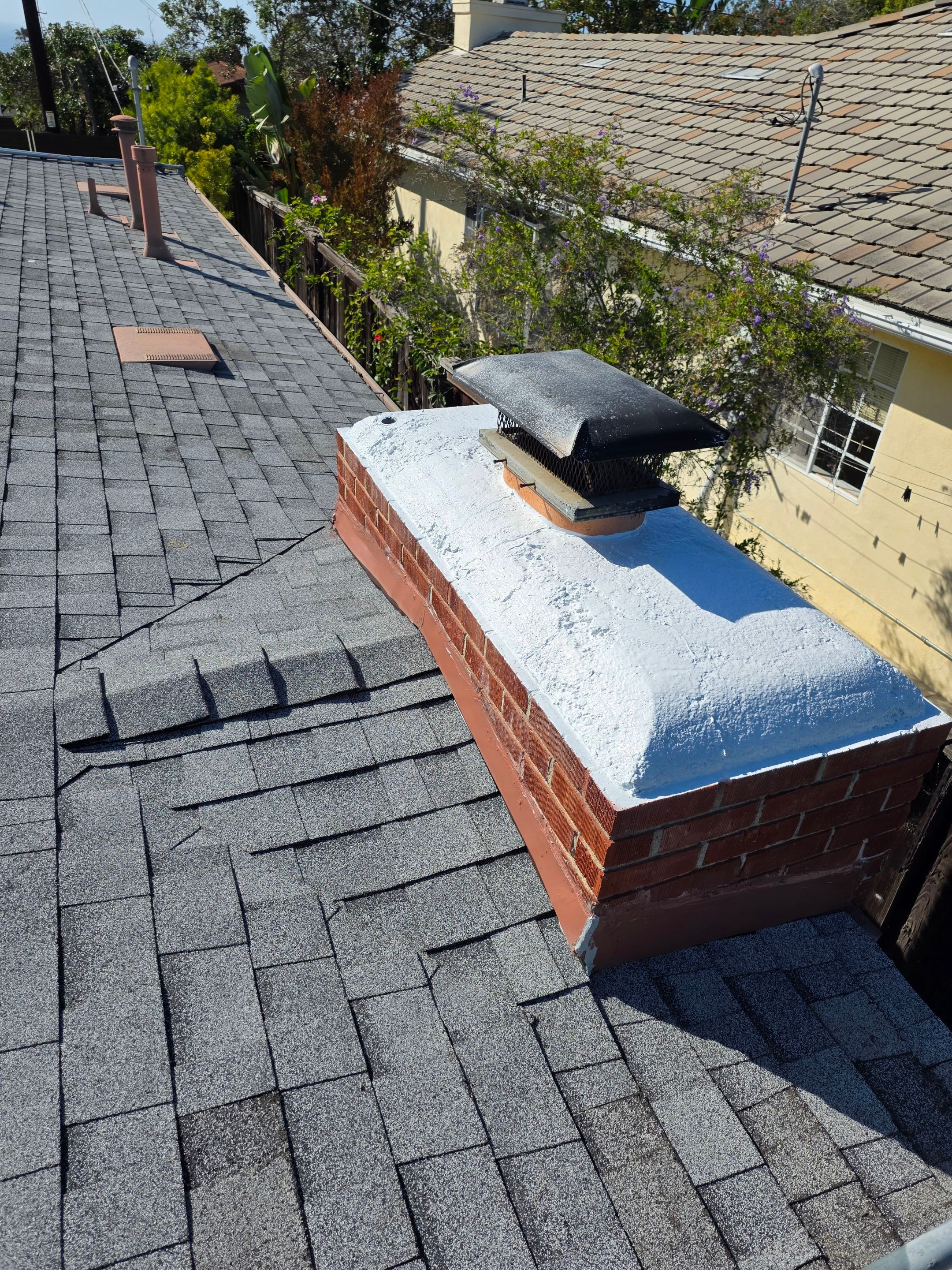 Comprehensive Owens Corning Roof Replacement and Chimney Repair in San Diego by Reliable Roofing San Diego Inc.