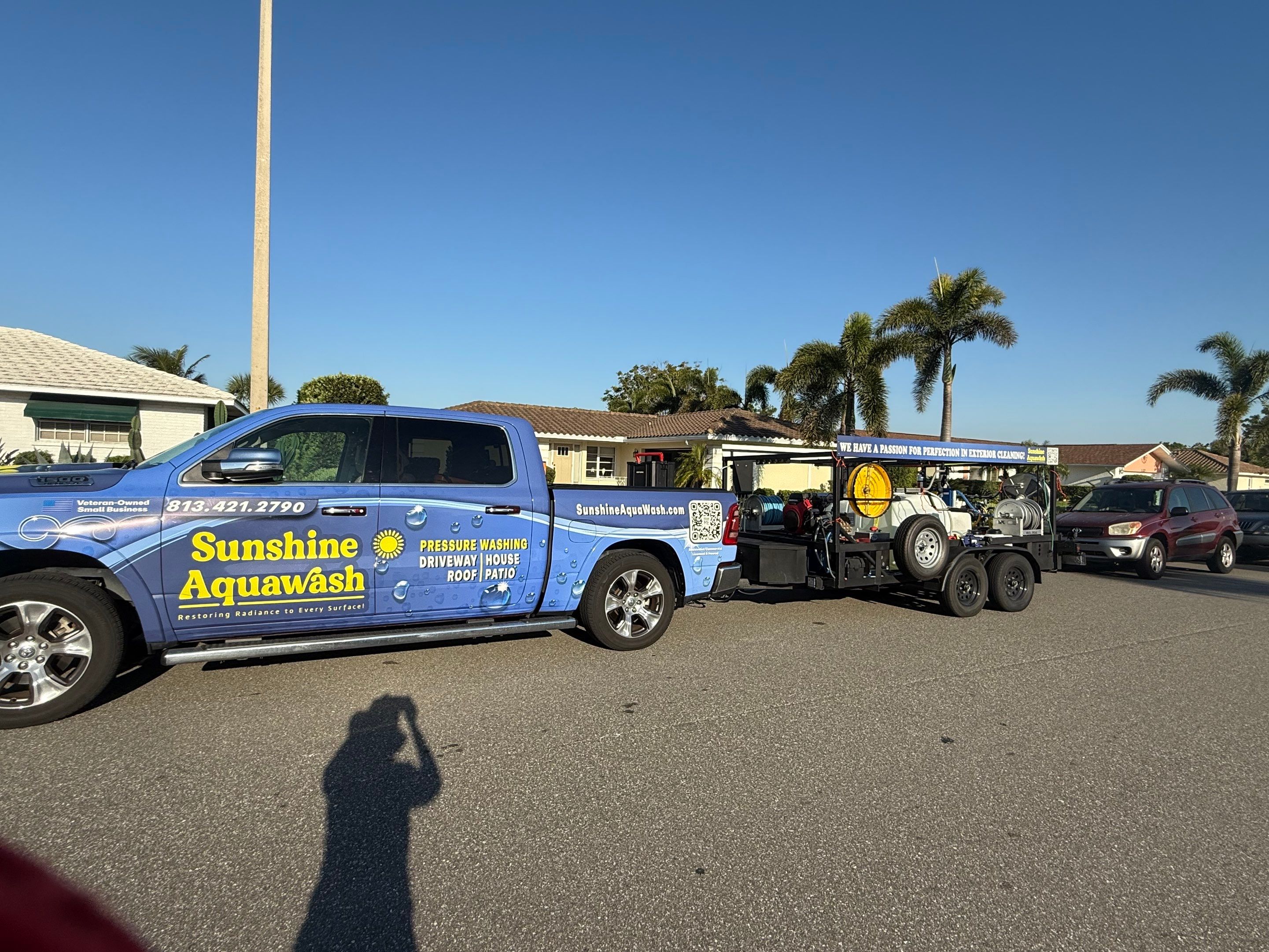 Concrete Tile Roof Cleaning in Village Green – Bradenton, FL | No Walking on Tiles! by Sunshine AquaWash