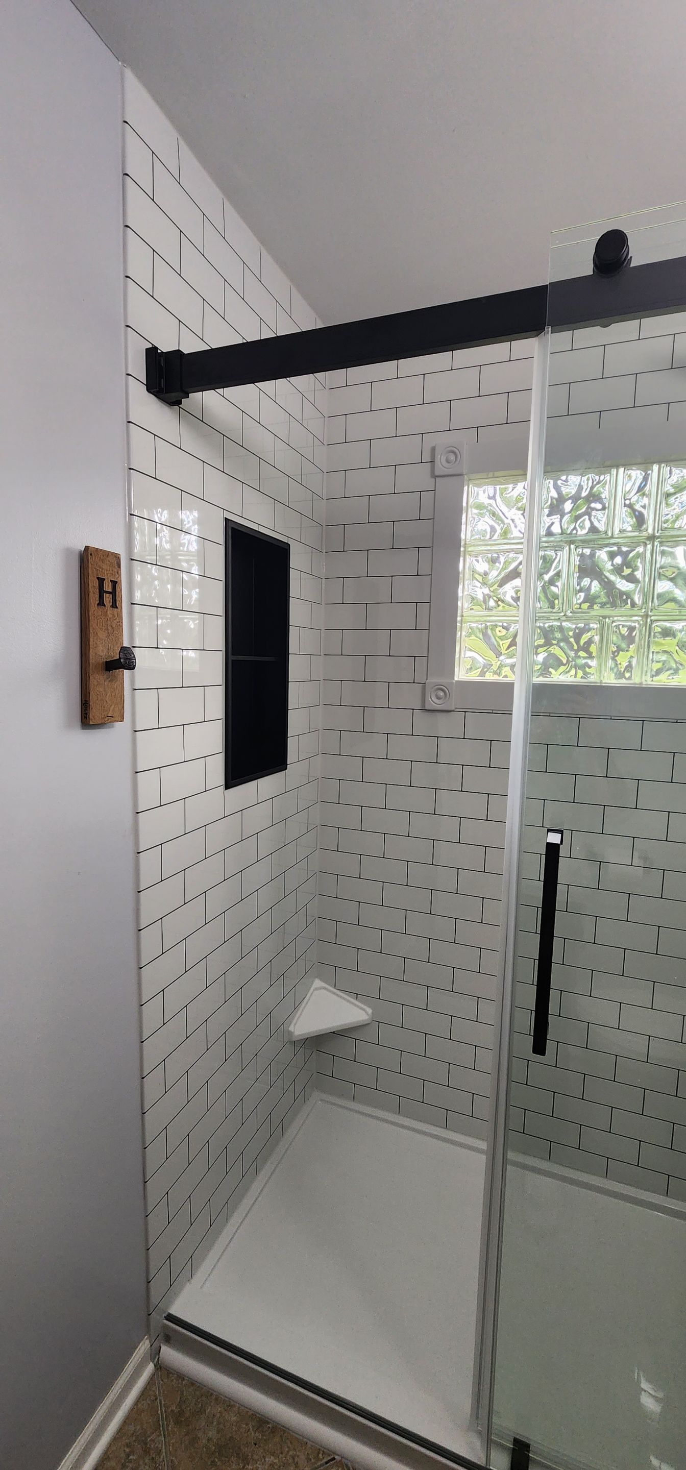 Tub-to-Shower Conversion using Shower Door by The Shower Company