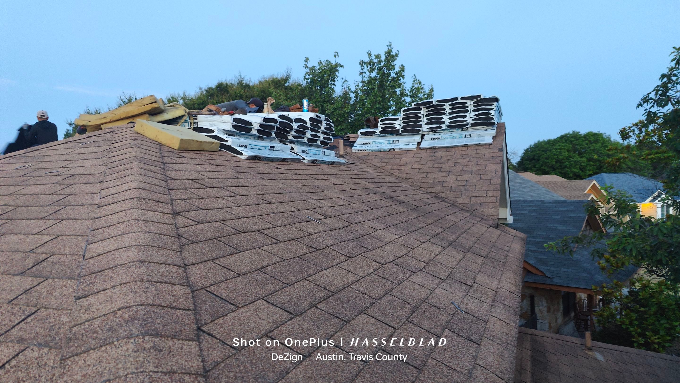 Residential Roofing Installation using IKO Dynasty by DeZign Roofing & Exteriors
