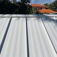 24ga 1.5" Mechanical Seam Solar White by Total Roofing System The Metal Roof Experts