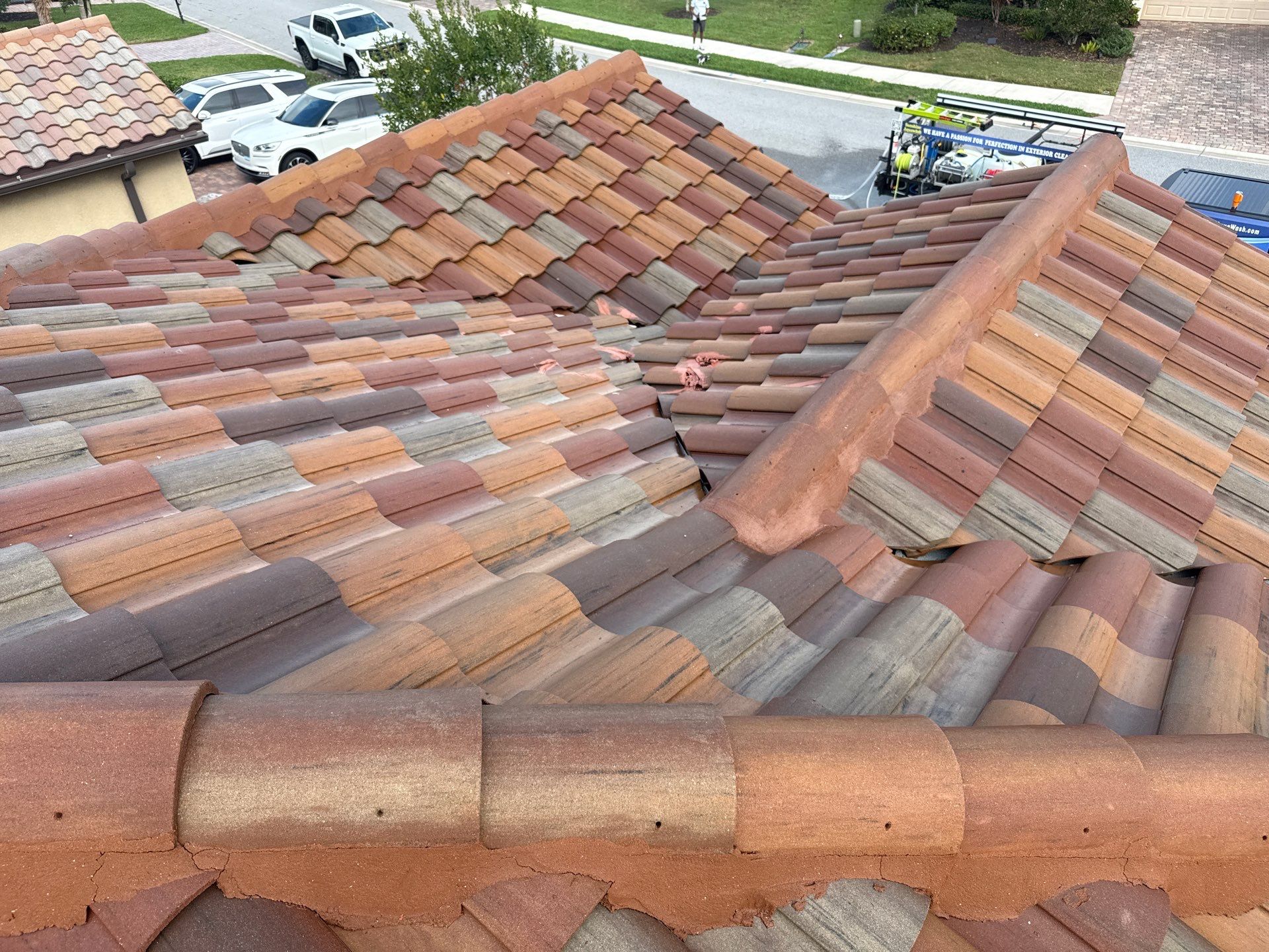Paver Pool Deck, Driveway & Concrete Tile Roof Cleaning in River Strand, Bradenton, FL | Sunshine AquaWash by Sunshine AquaWash
